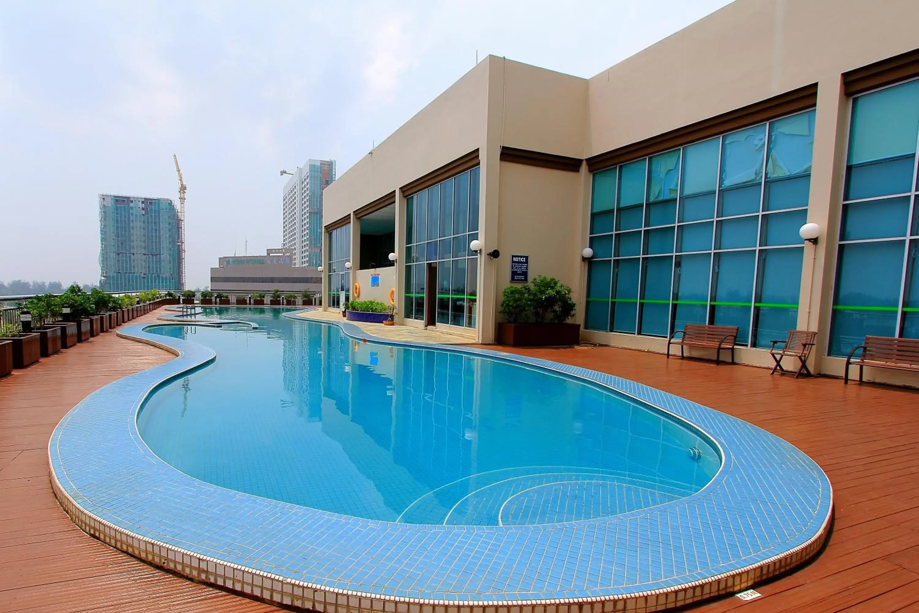 Pool view in Mega Hotel Sdn Bhd Pool view in Mega Hotel Sdn Bhd