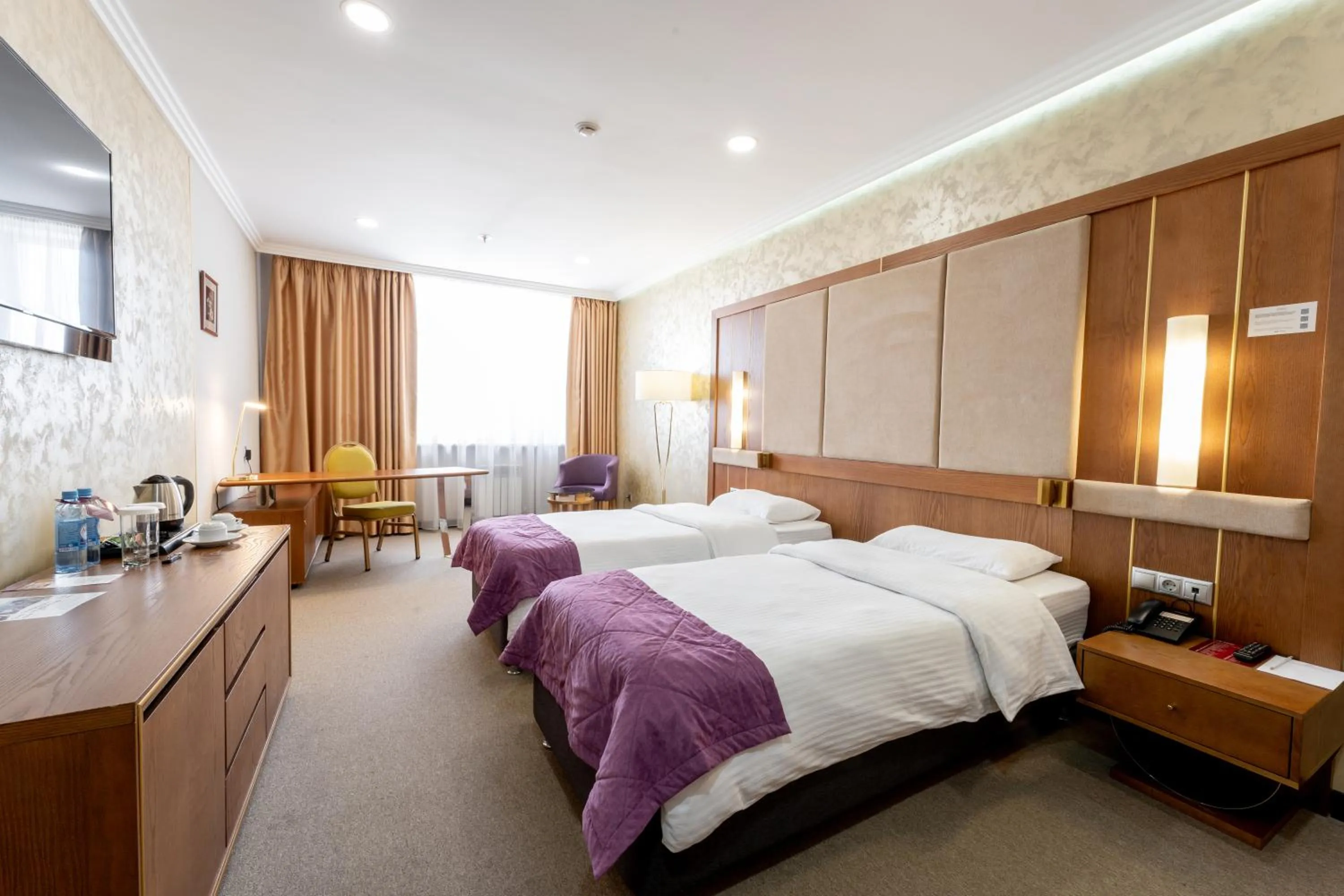 Bed in Reikartz Sky Almaty