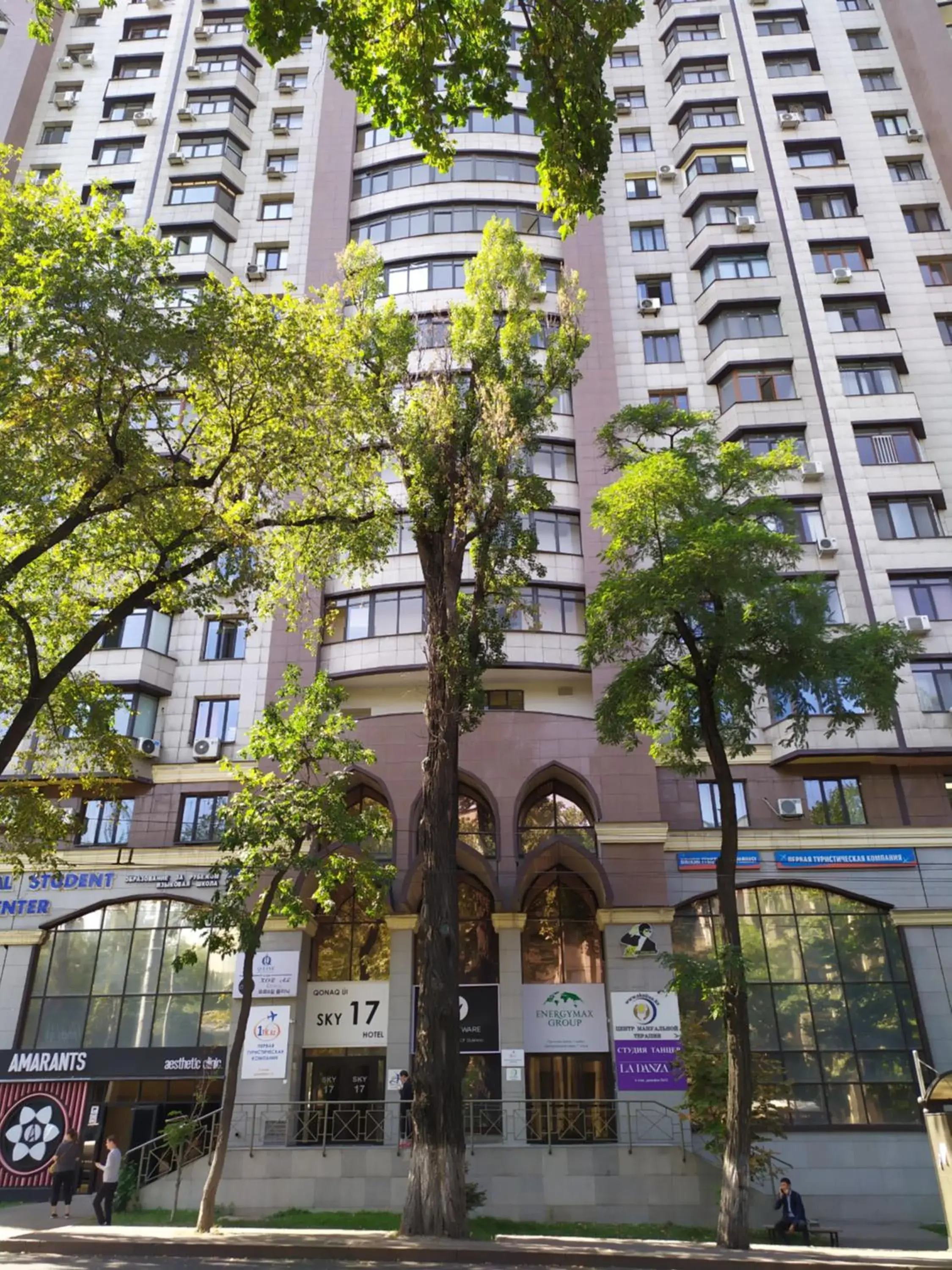 Property building in Reikartz Sky Almaty Property building in Reikartz Sky Almaty