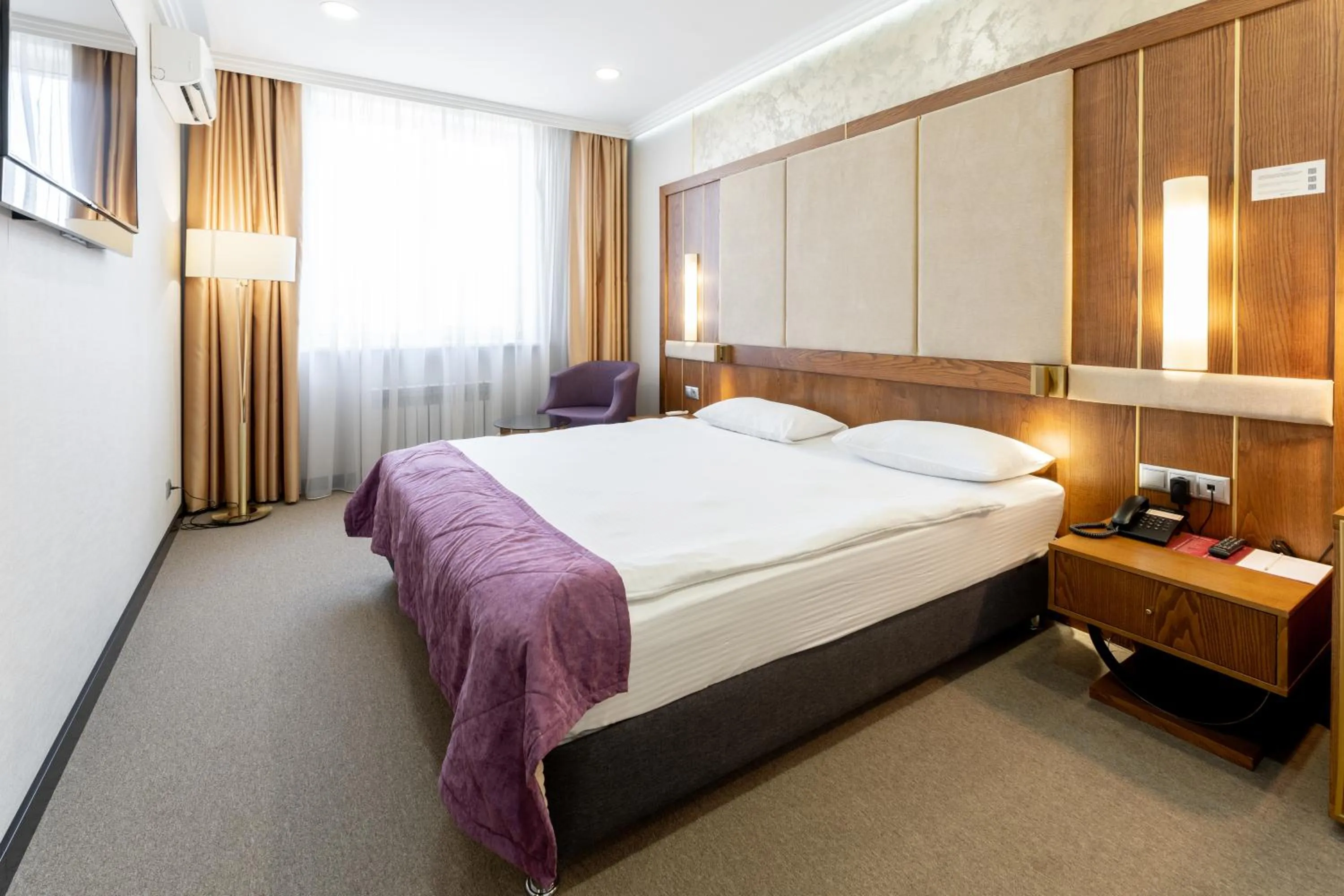 Bed in Reikartz Sky Almaty