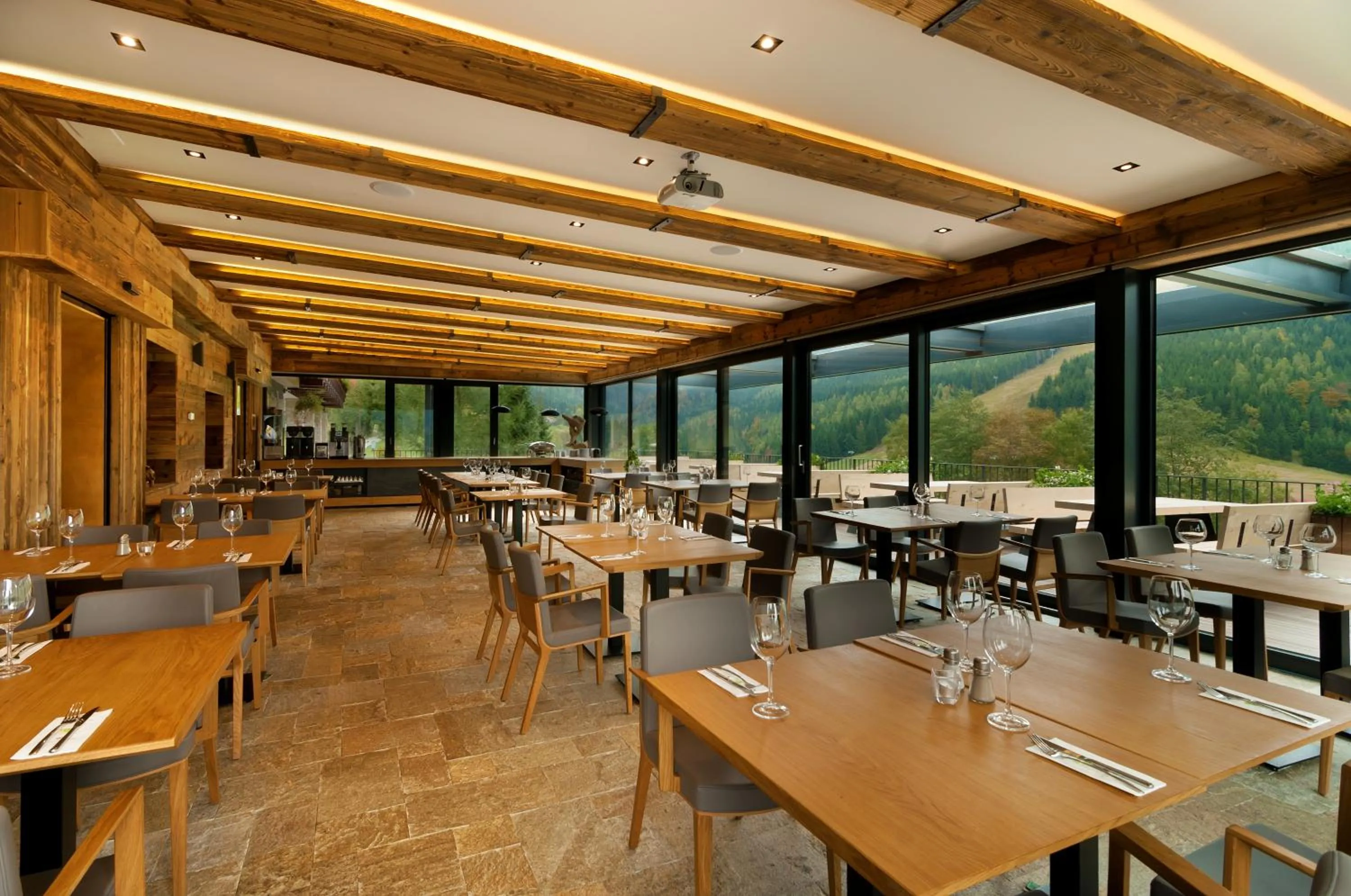 Patio in Hotel Olympie