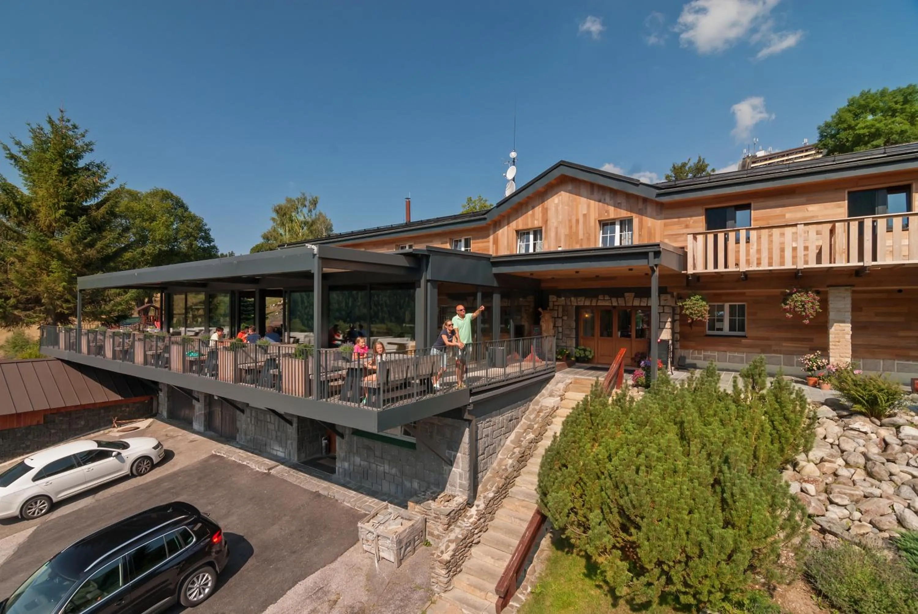 Facade/entrance in Hotel Olympie