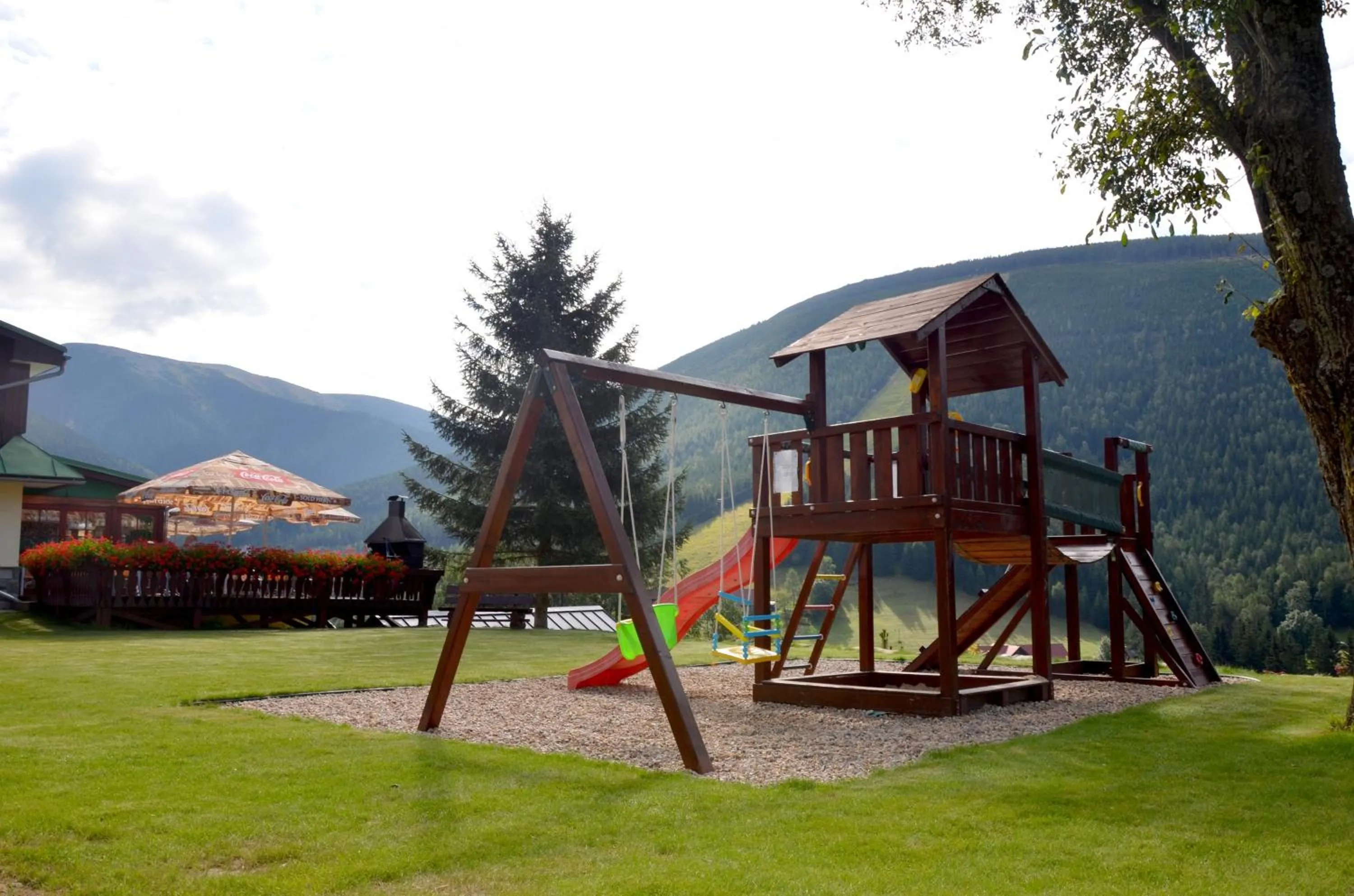 Children play ground in Hotel Olympie