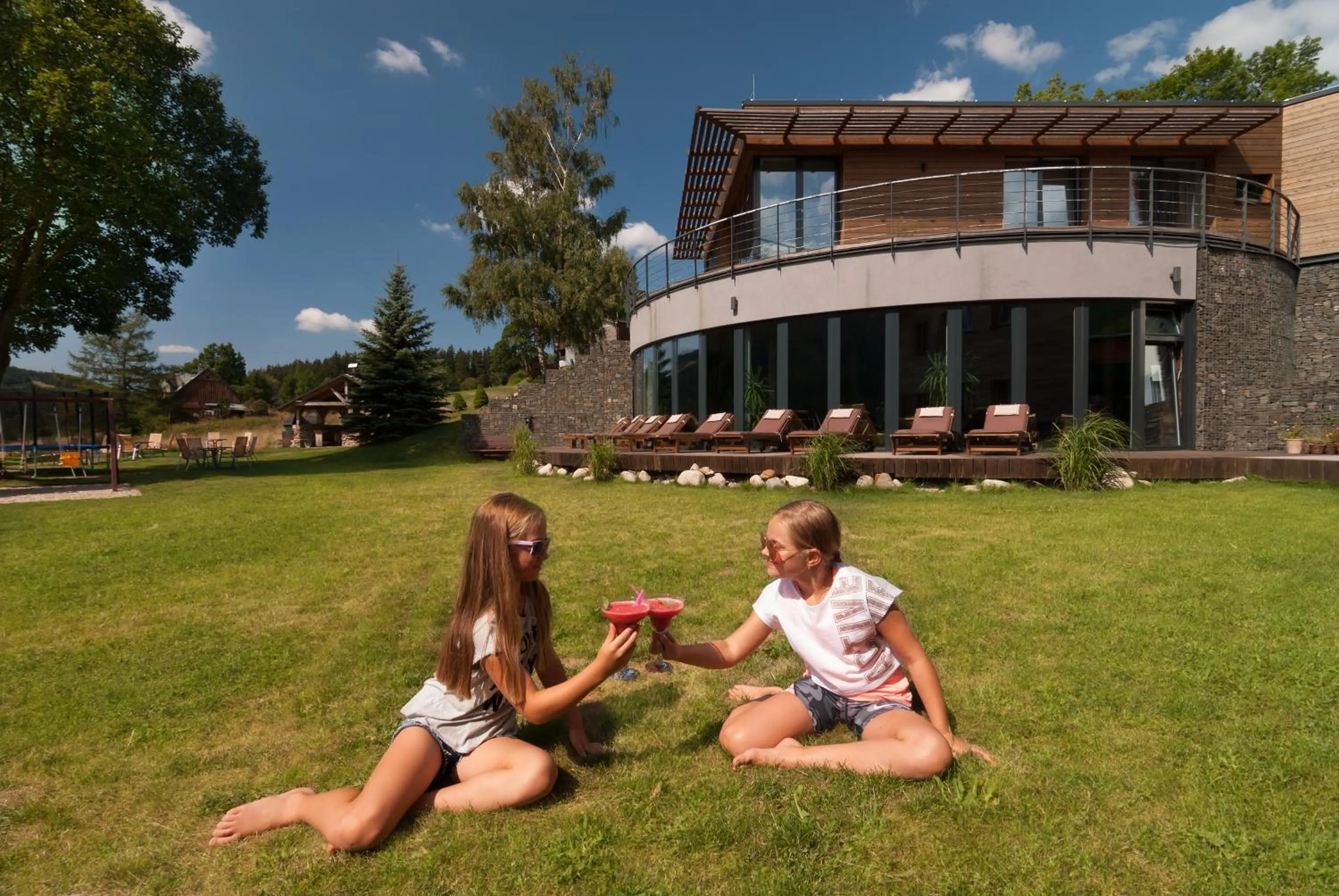 Garden in Hotel Olympie