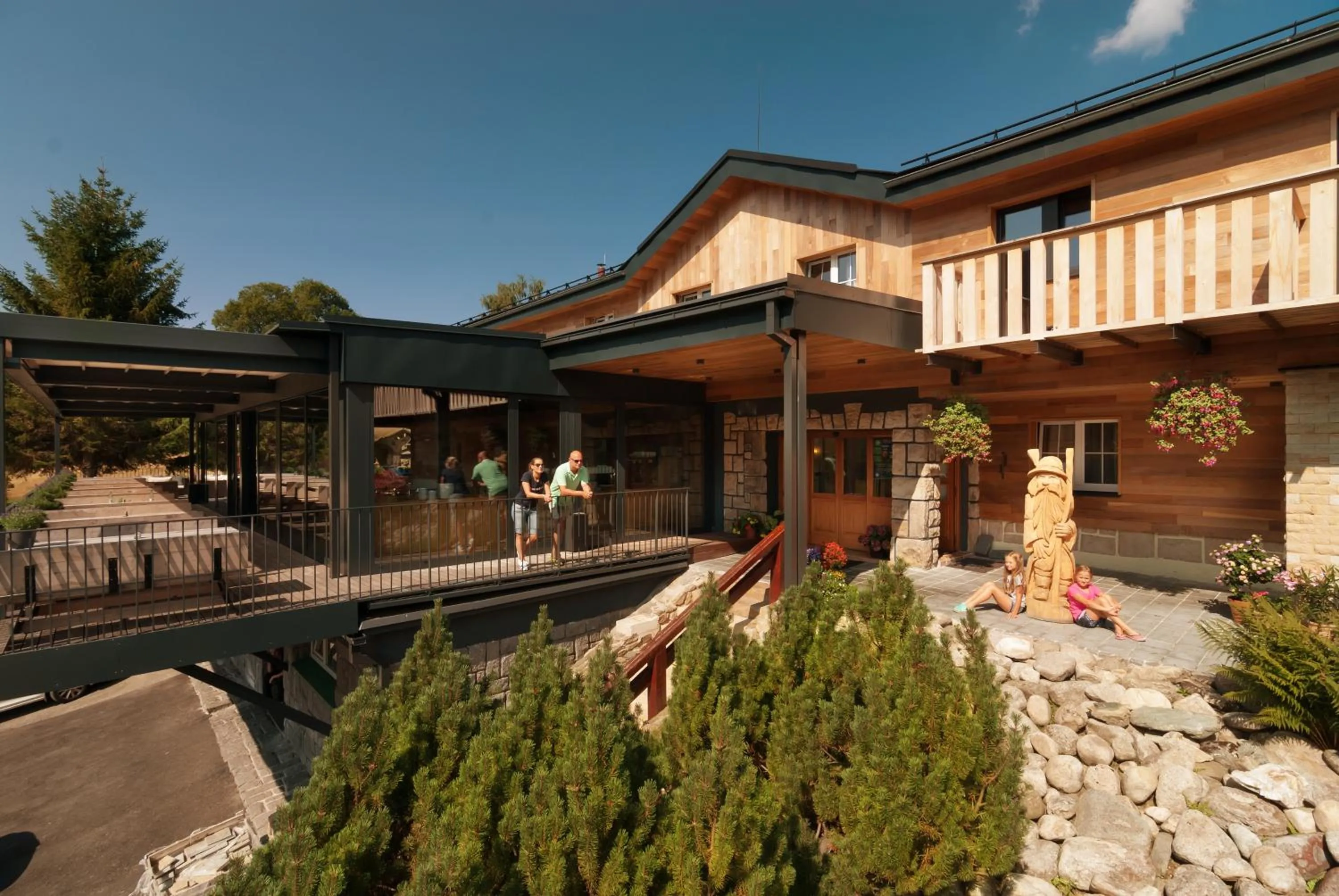 Facade/entrance in Hotel Olympie