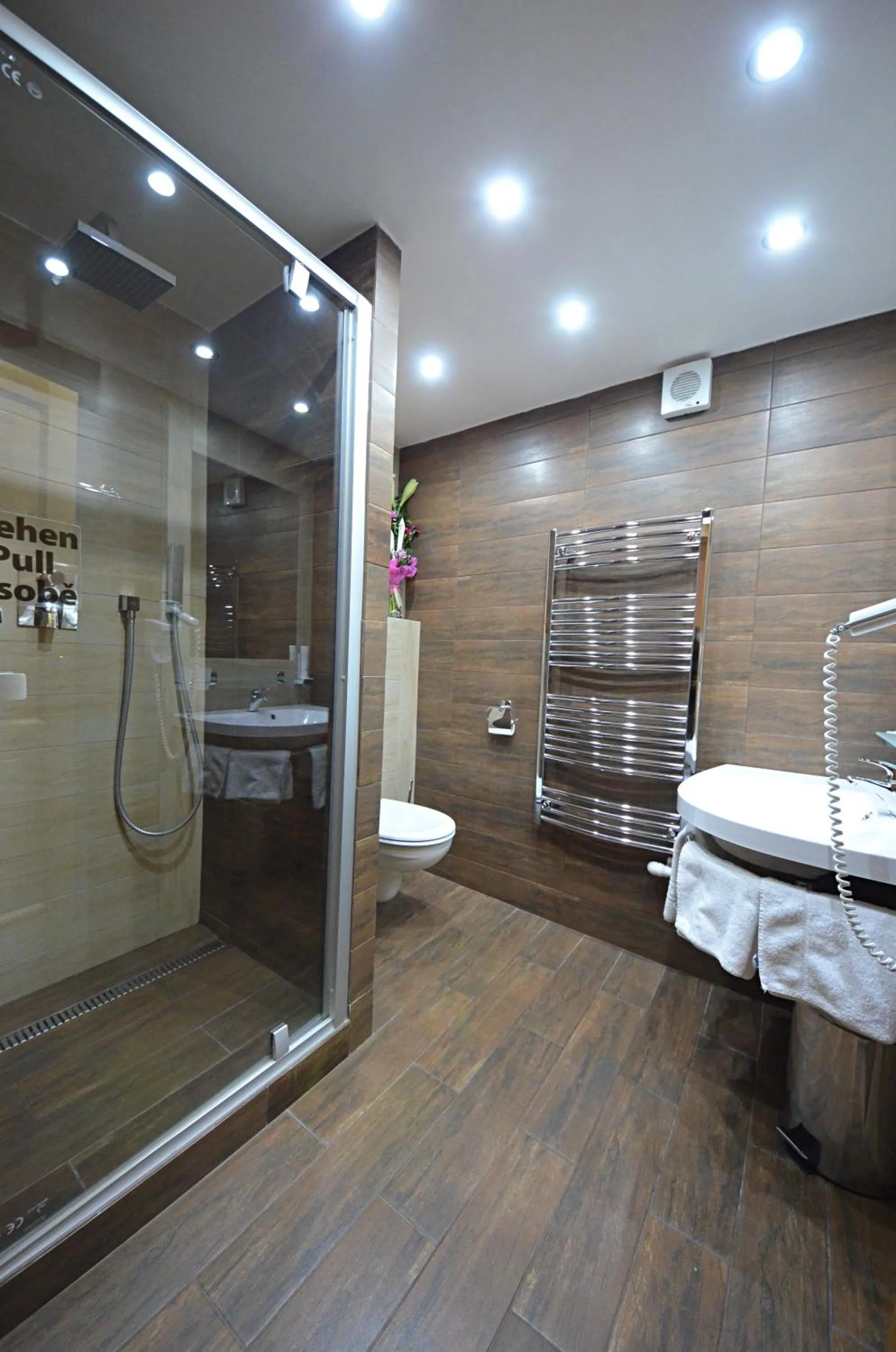 Bathroom in Hotel Olympie