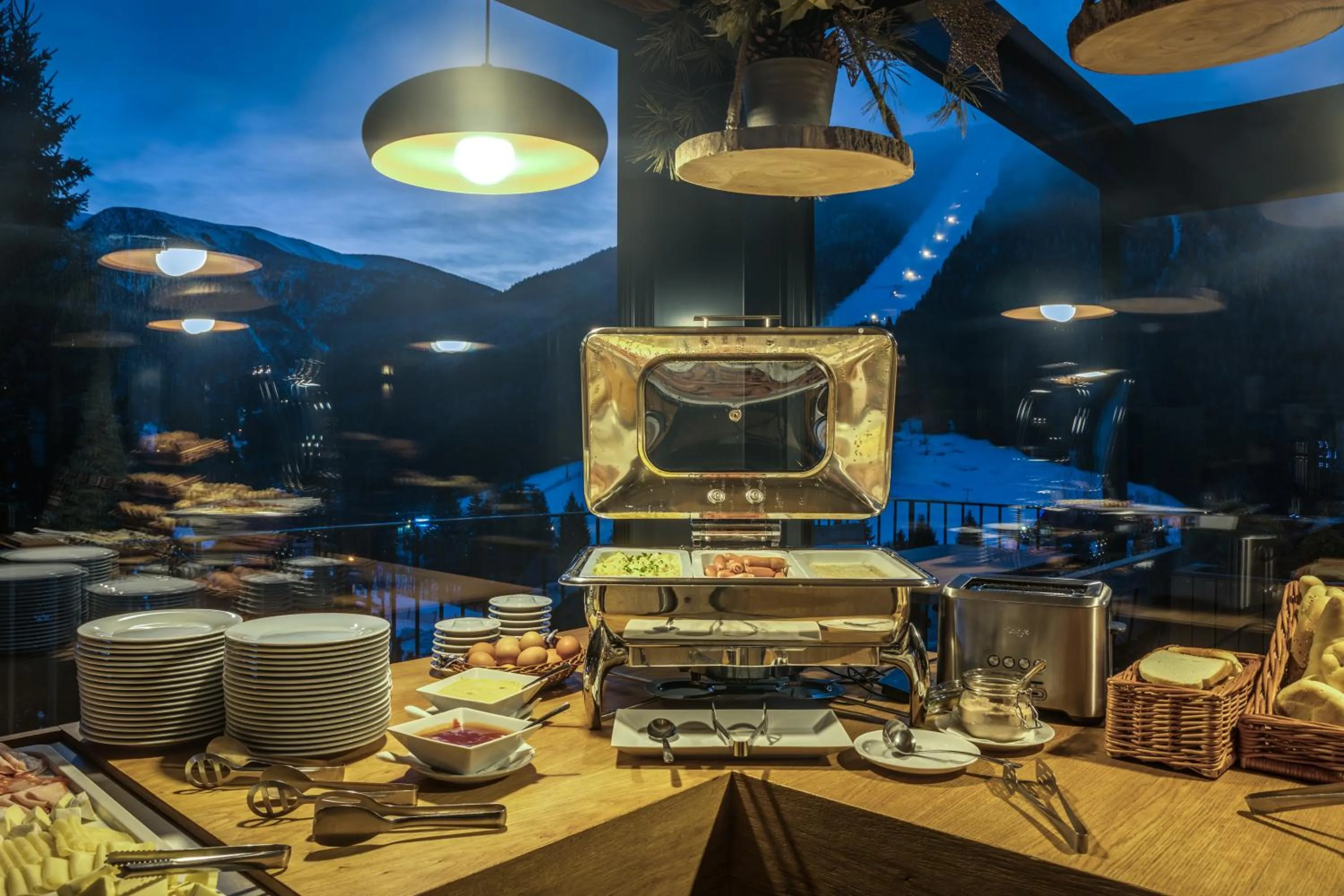 Food and drinks in Hotel Olympie