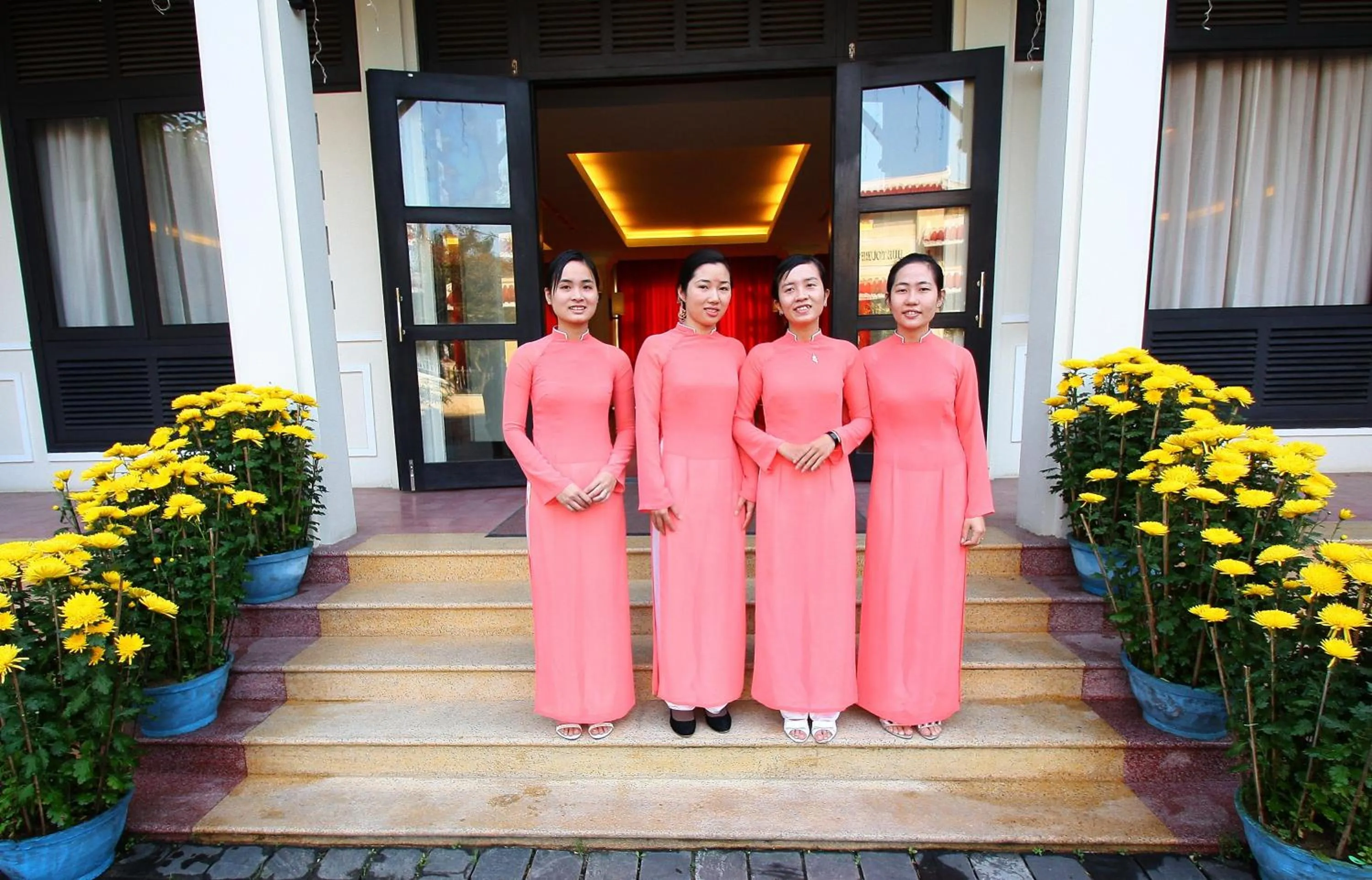 Staff in Villa Hue Hotel