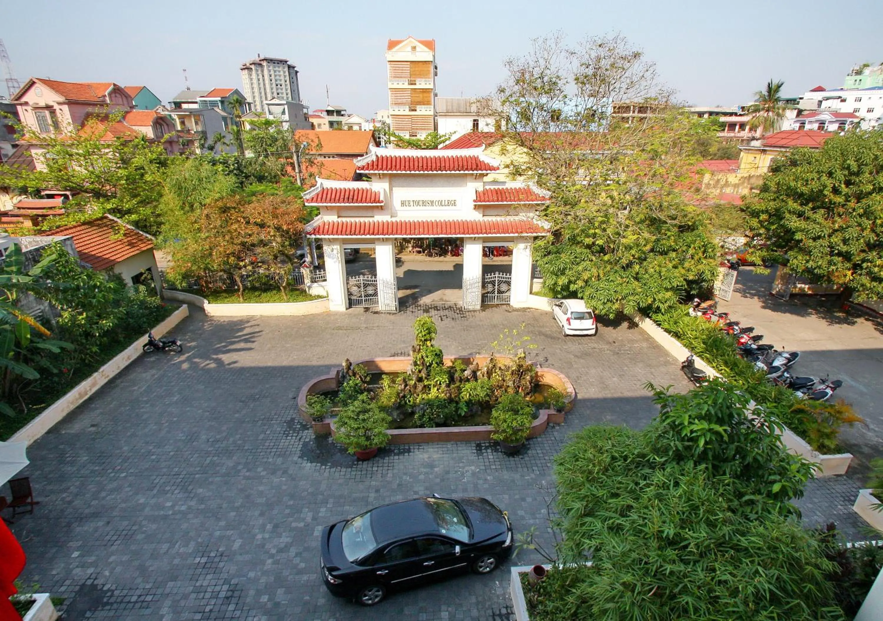 Bird's eye view in Villa Hue Hotel