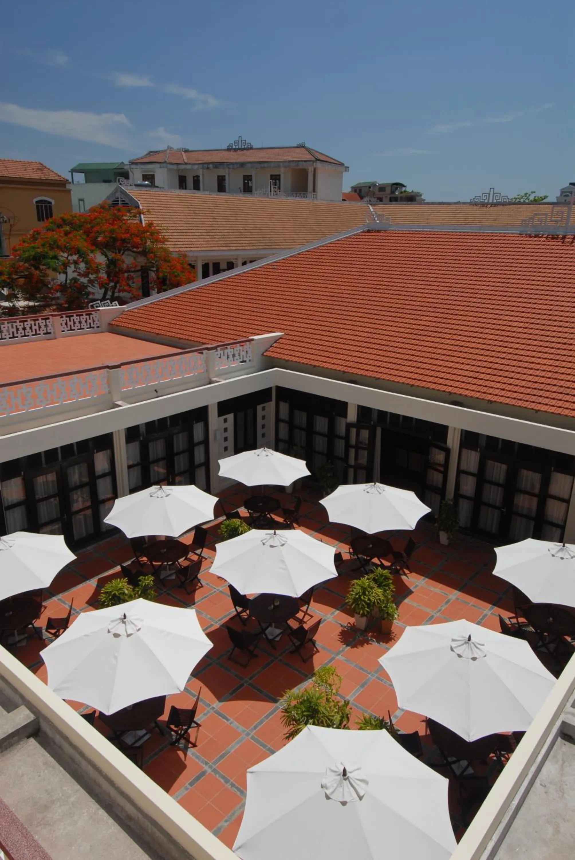 Bird's eye view in Villa Hue Hotel