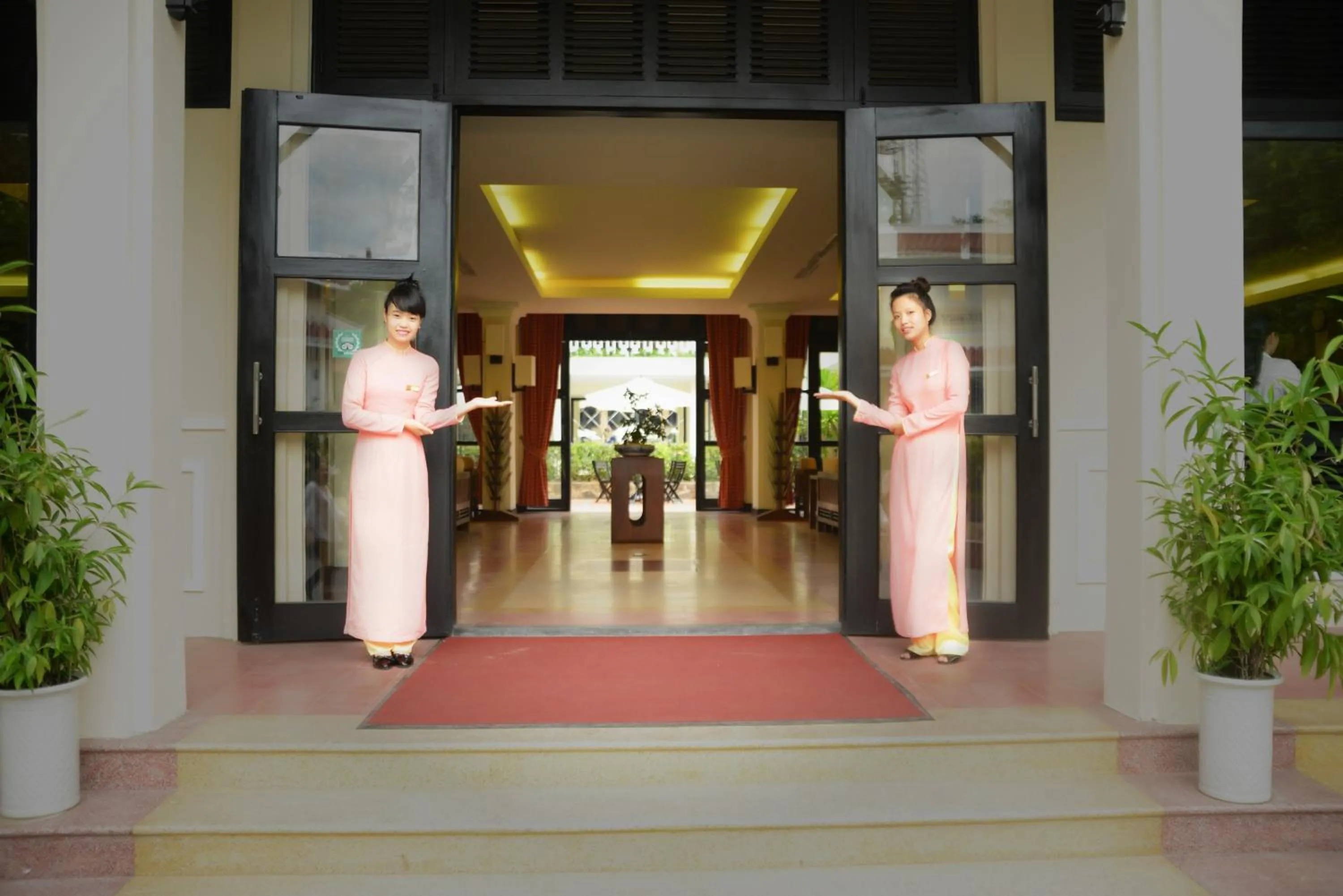 Staff in Villa Hue Hotel