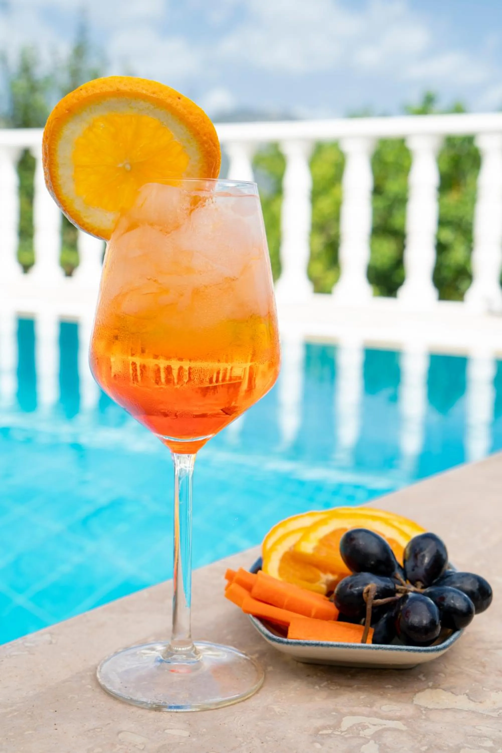Pool view in APA Mountain Lodge