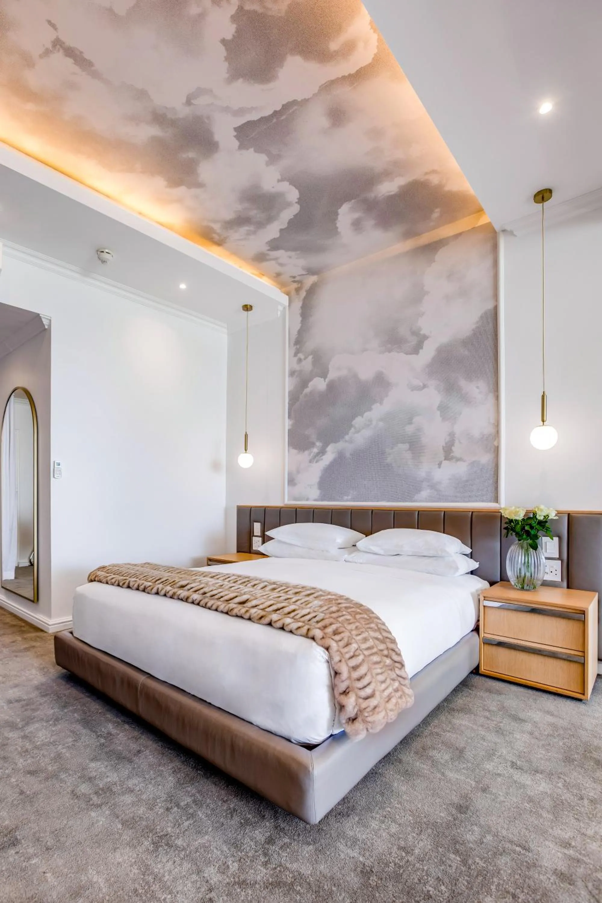 Bed in The Marly Boutique Hotel