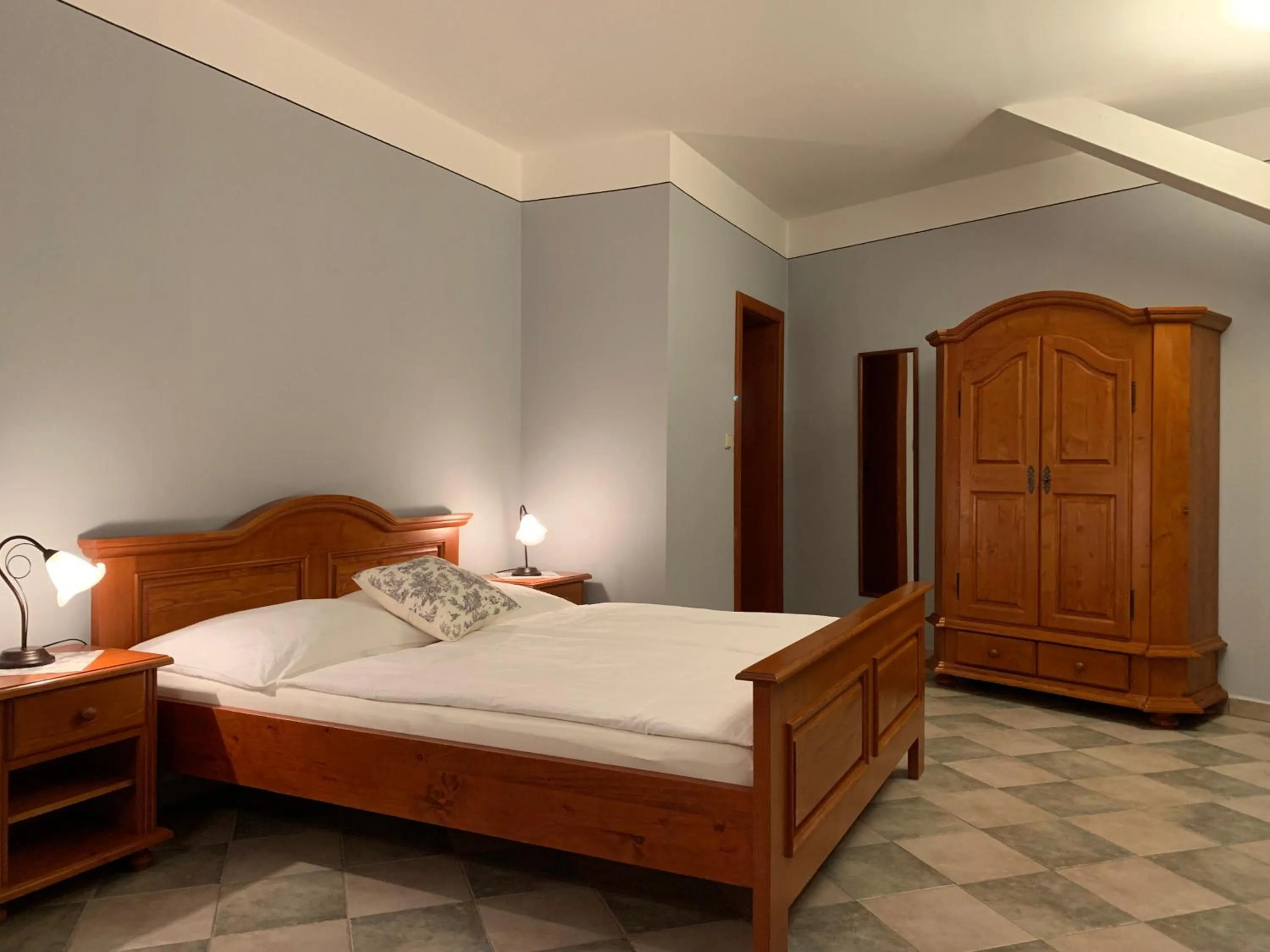 Bed in Pension Amadeus & Apartments