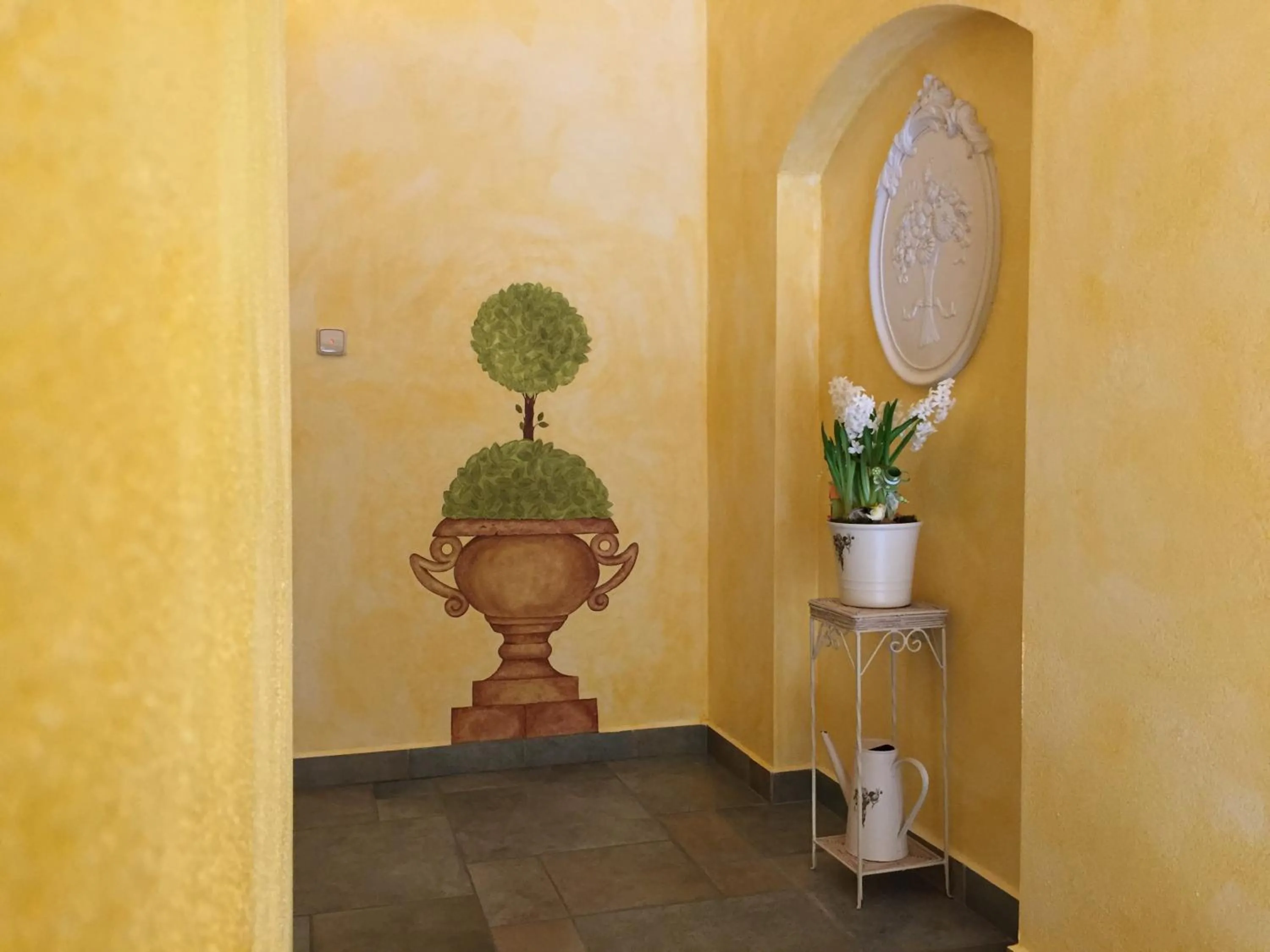 Decorative detail in Pension Amadeus & Apartments