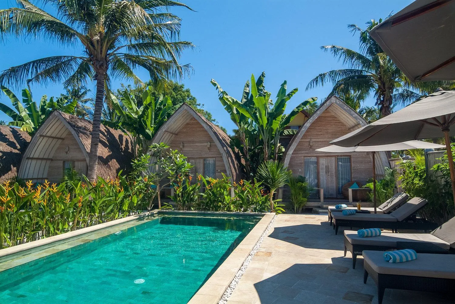 Garden view in Gili Air Escape - Adults Only