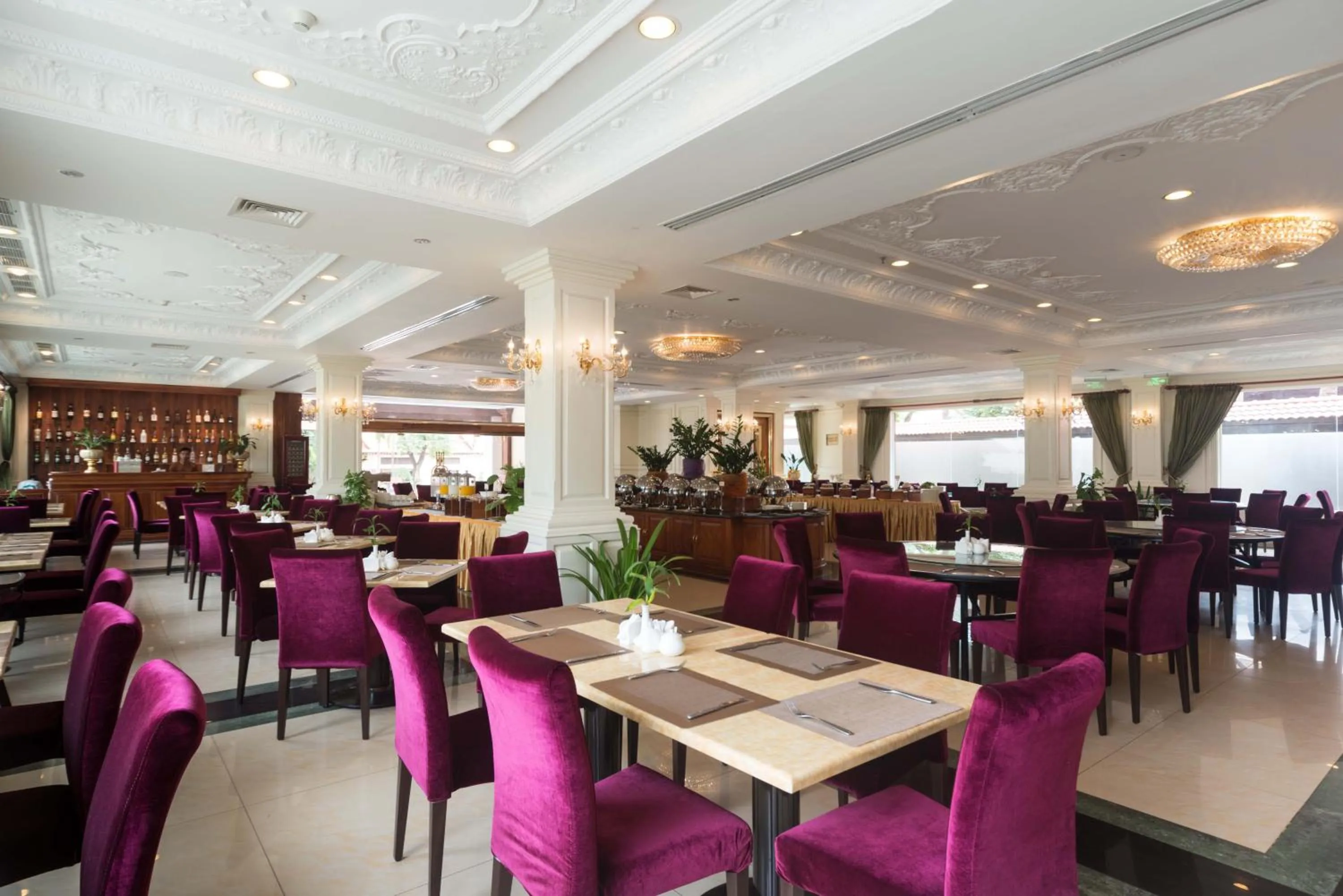 Dining area in Regency Angkor Hotel