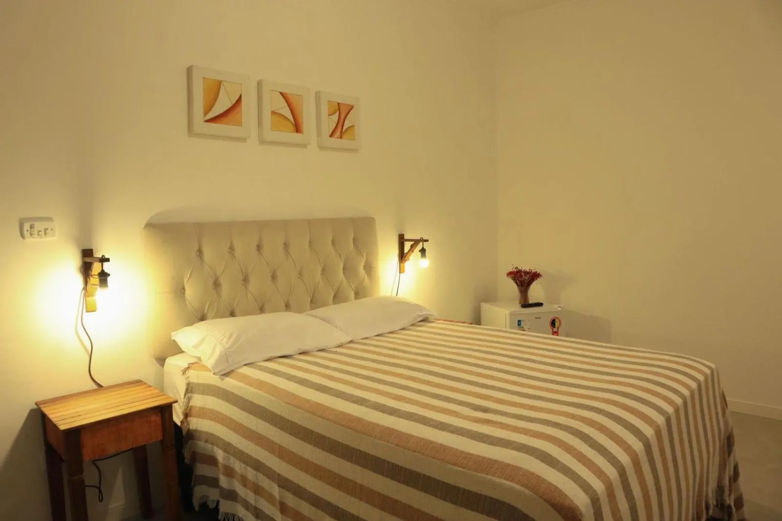 Bed in Hotel Pousada Ibituruna inn