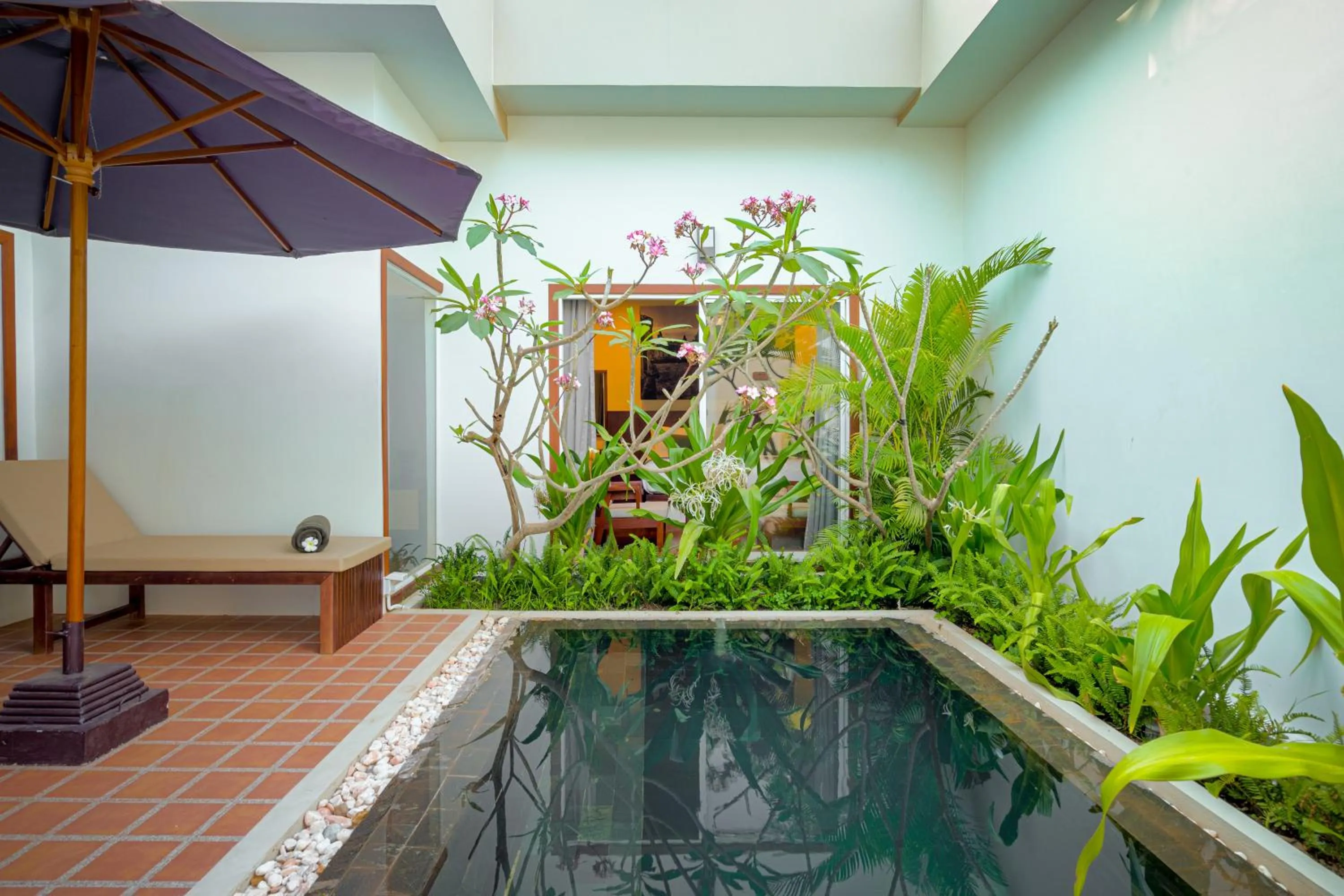 Pool view in Amatak Boutique Hotel