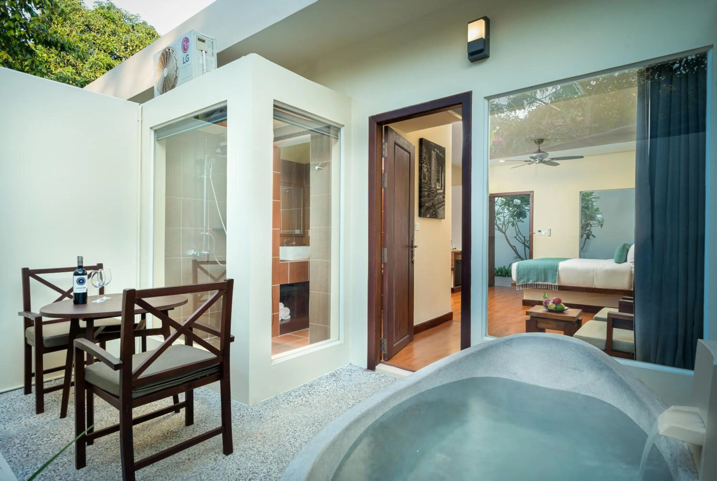 Seating area in Amatak Boutique Hotel