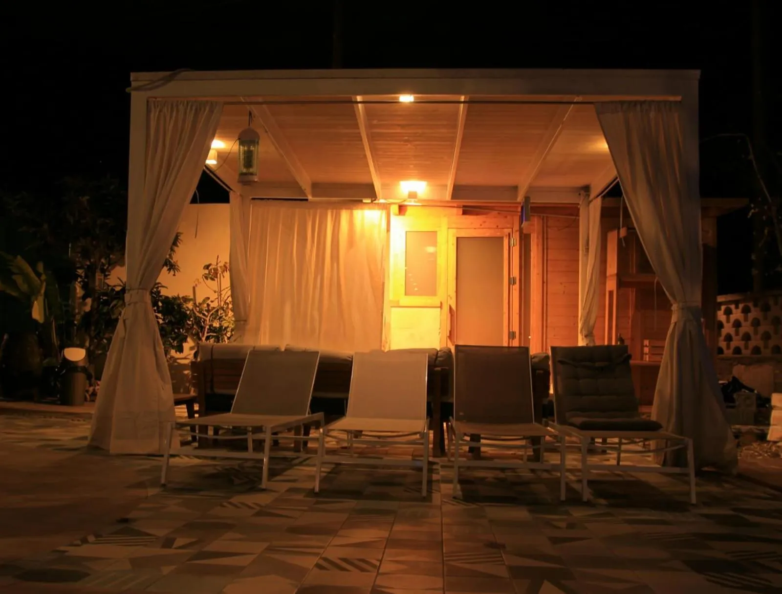 Sauna in Aparthotel Masseria Villa Marchesi