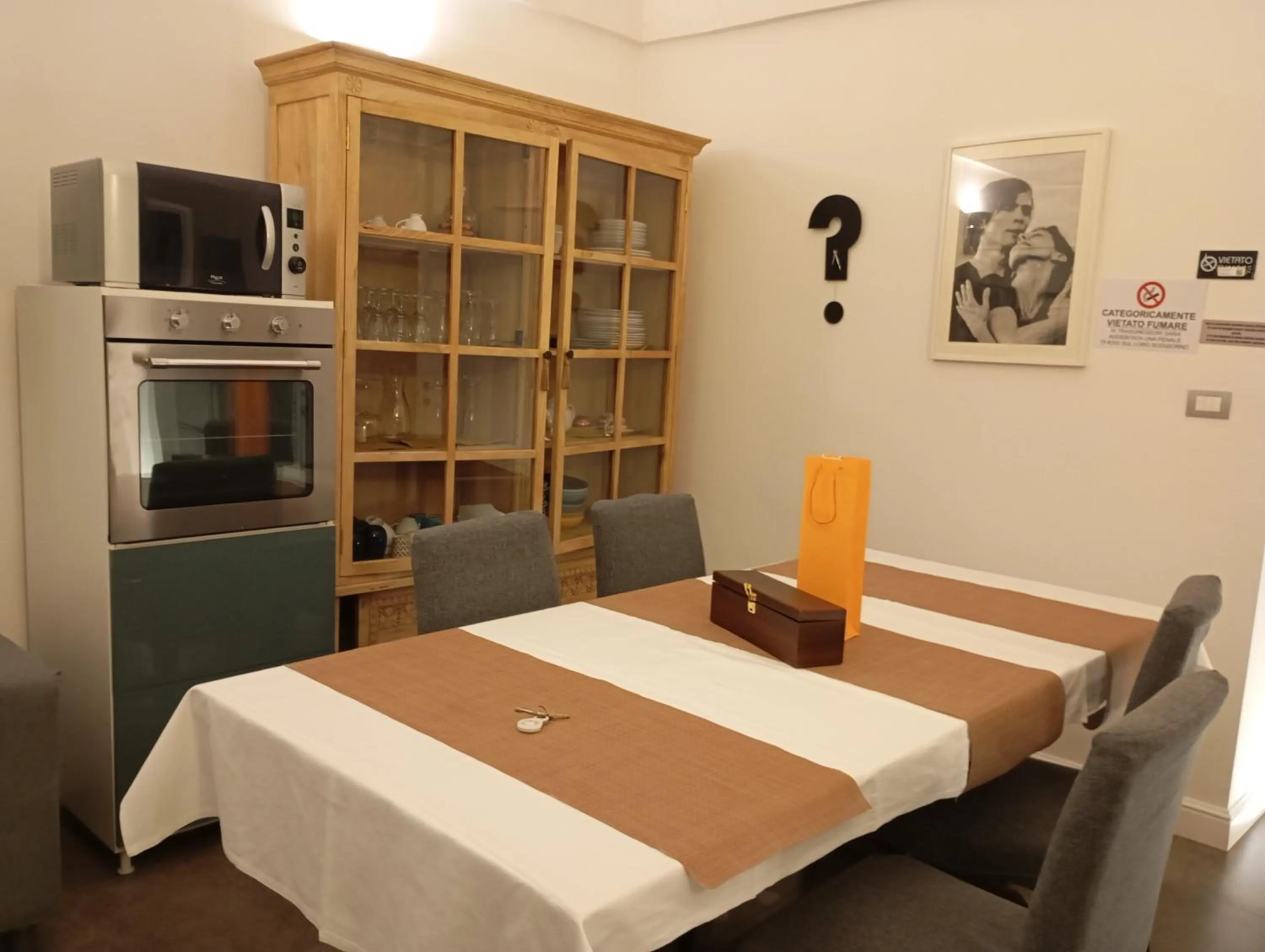 Kitchen or kitchenette in Aparthotel Masseria Villa Marchesi