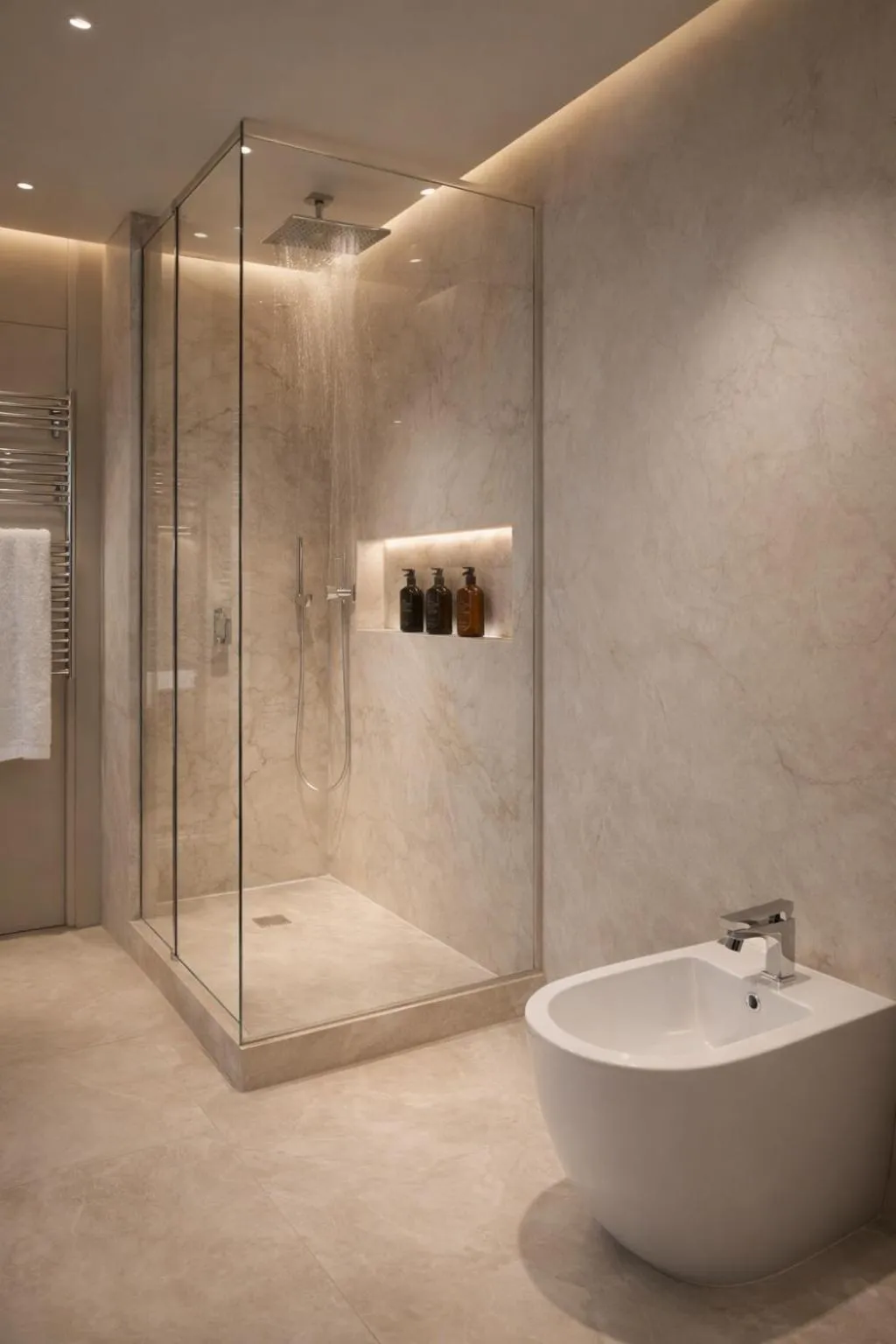 Shower in Aparthotel Masseria Villa Marchesi