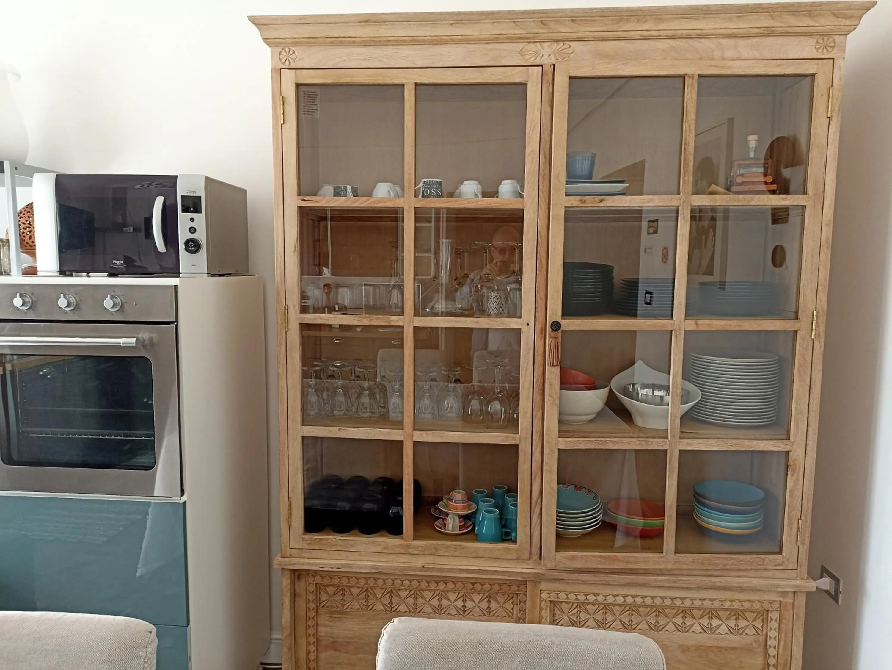 Kitchen or kitchenette in Aparthotel Masseria Villa Marchesi