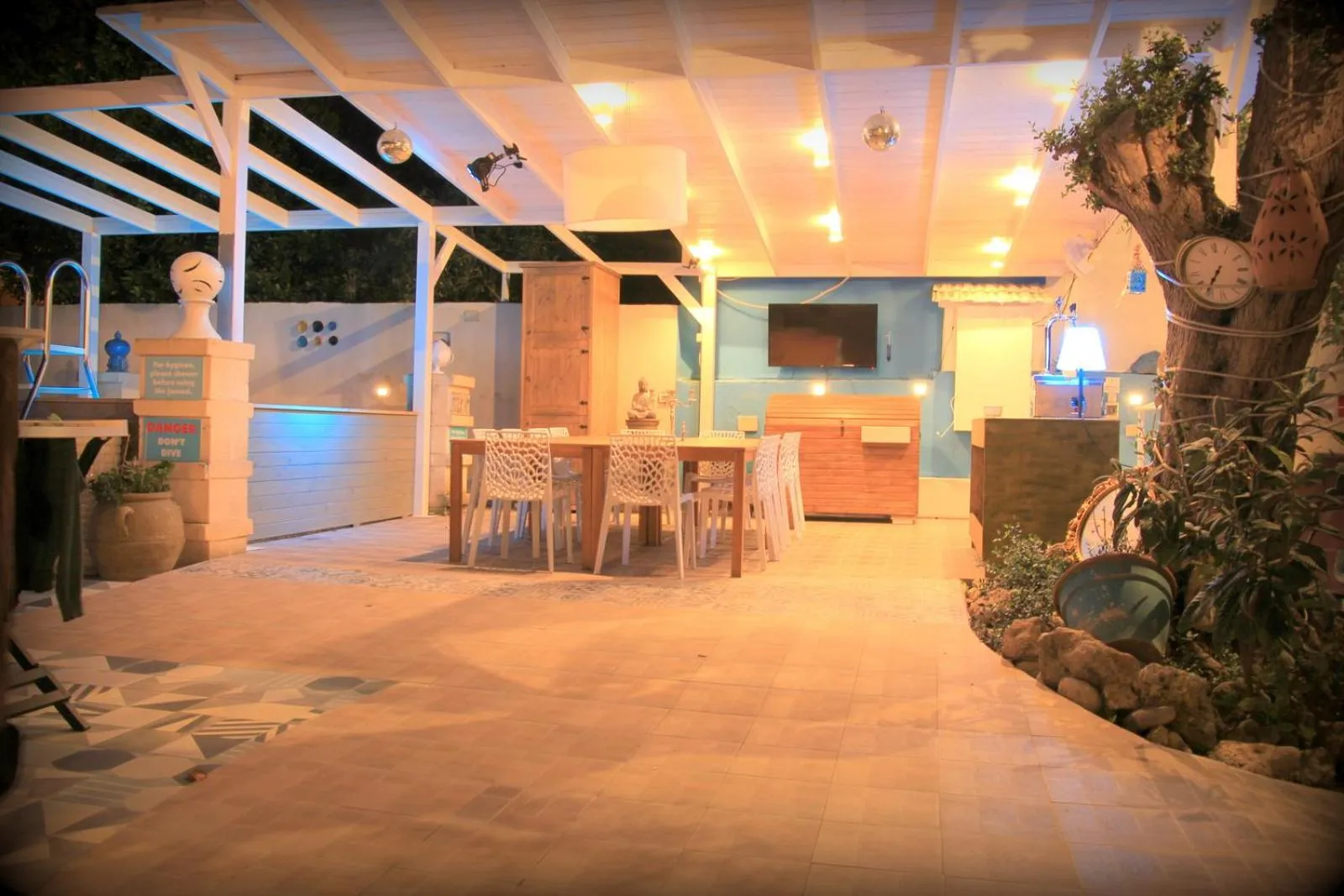 Patio in Aparthotel Masseria Villa Marchesi