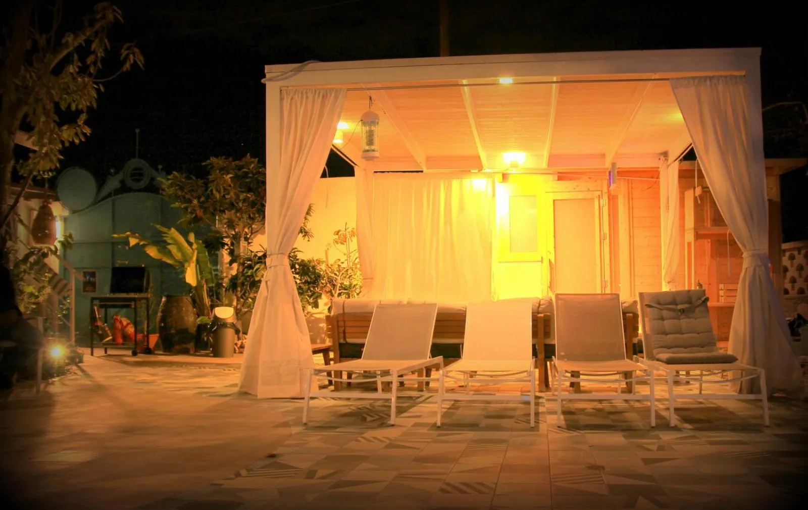 Patio in Aparthotel Masseria Villa Marchesi
