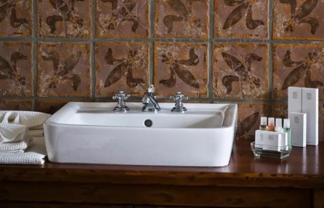 Bathroom in Zamek Zabreh