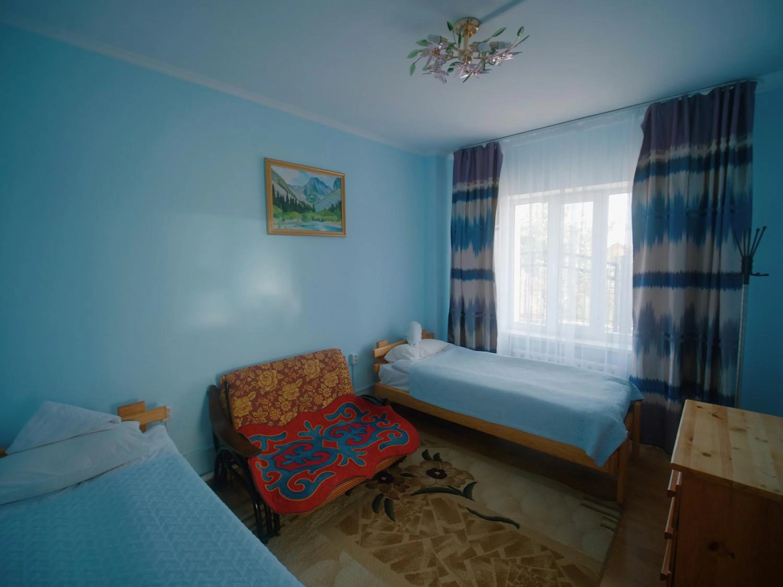 Twin Room with Shared Toilet in Alakol Guesthouse