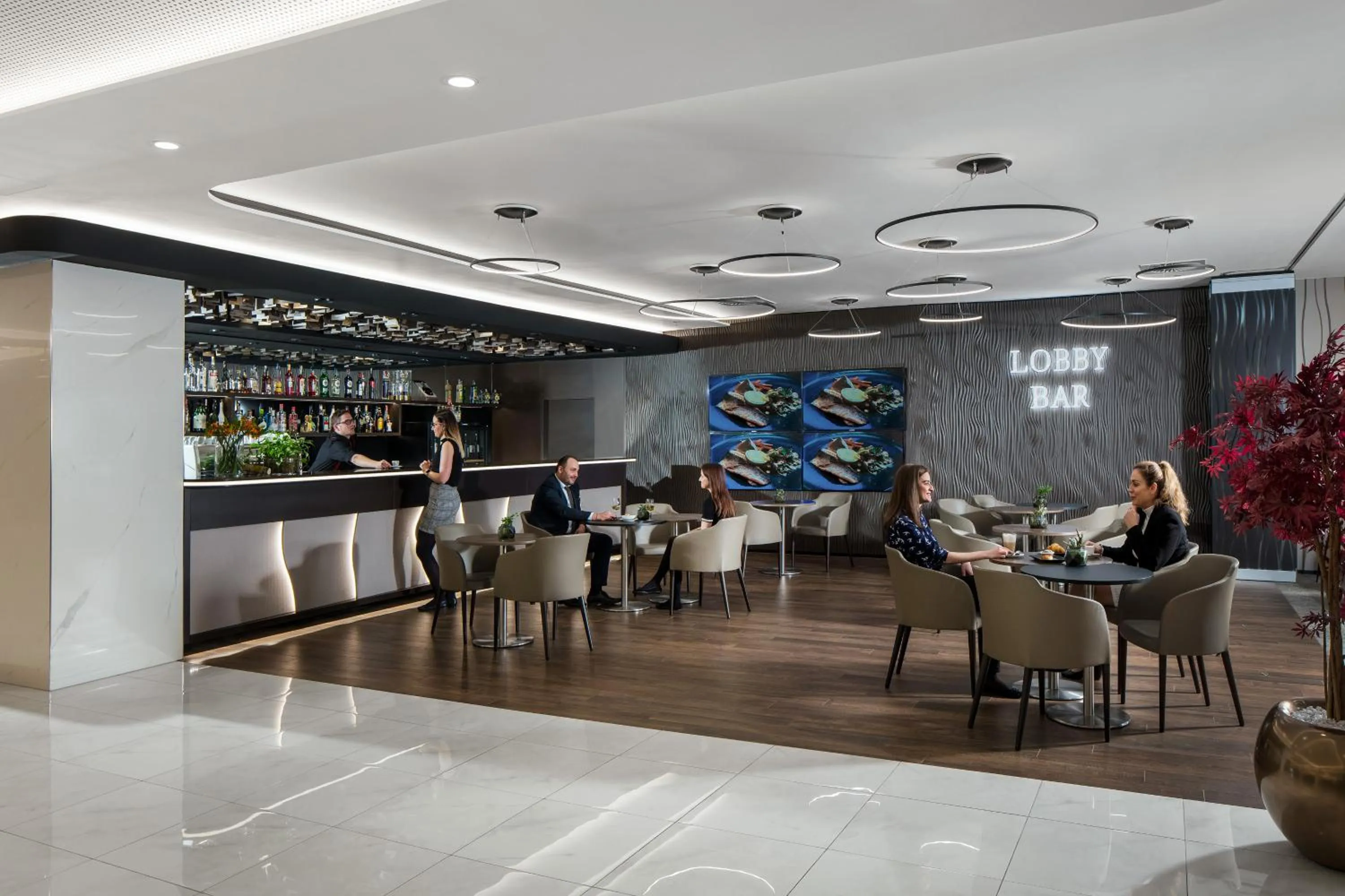 Lounge or bar in Clarion Congress Hotel Prague