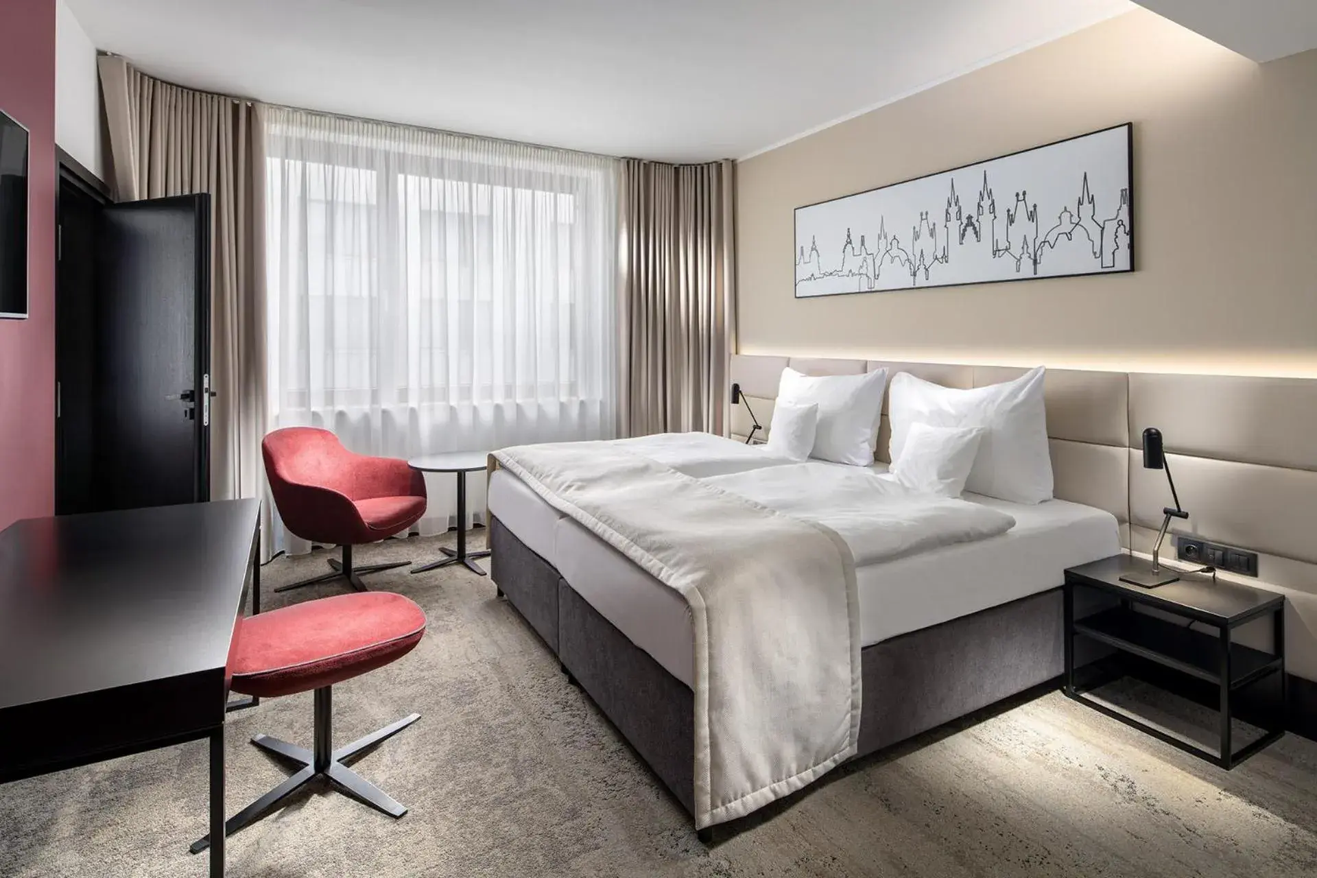 Bed in Clarion Congress Hotel Prague Bed in Clarion Congress Hotel Prague