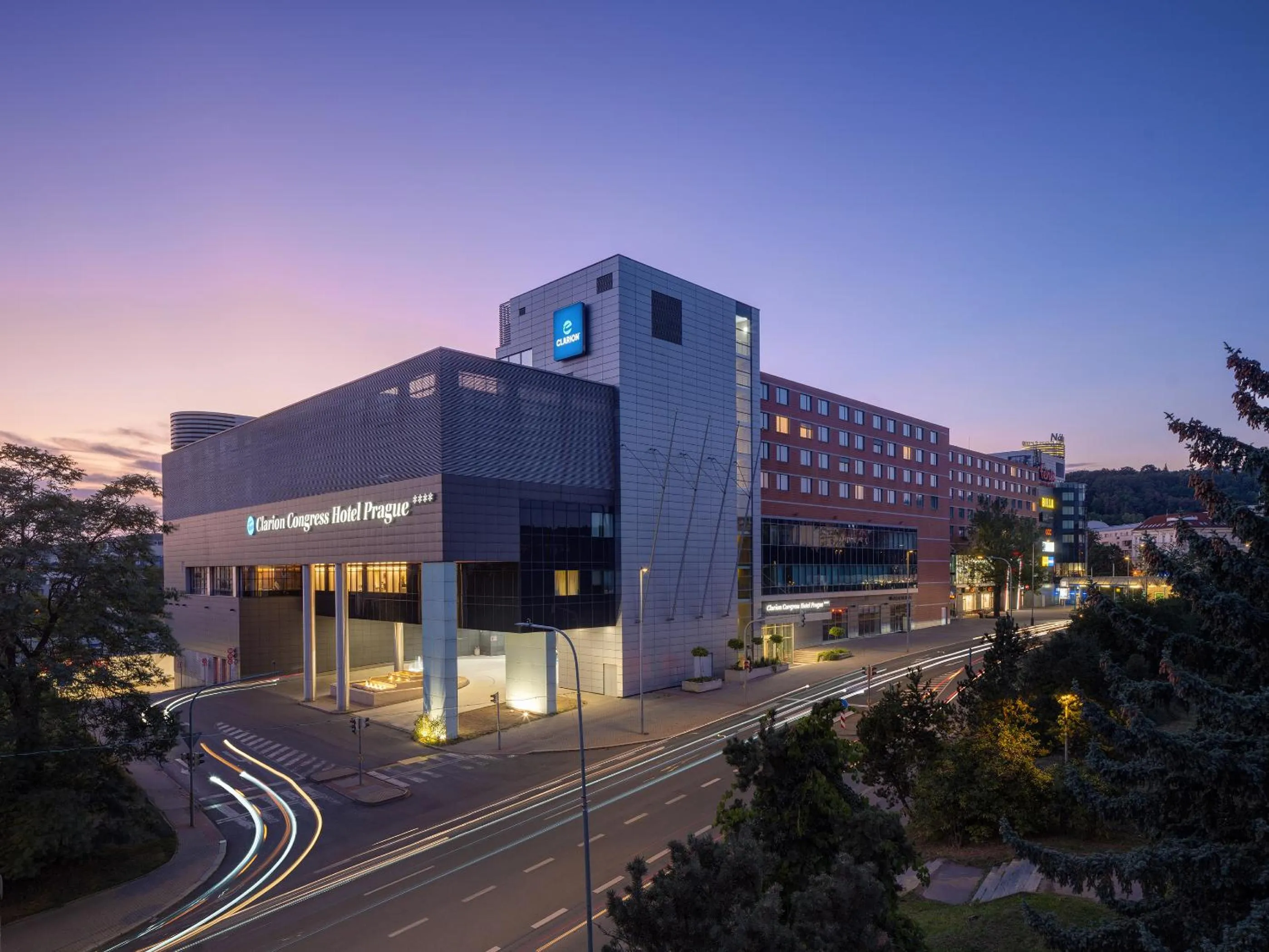 Property building in Clarion Congress Hotel Prague