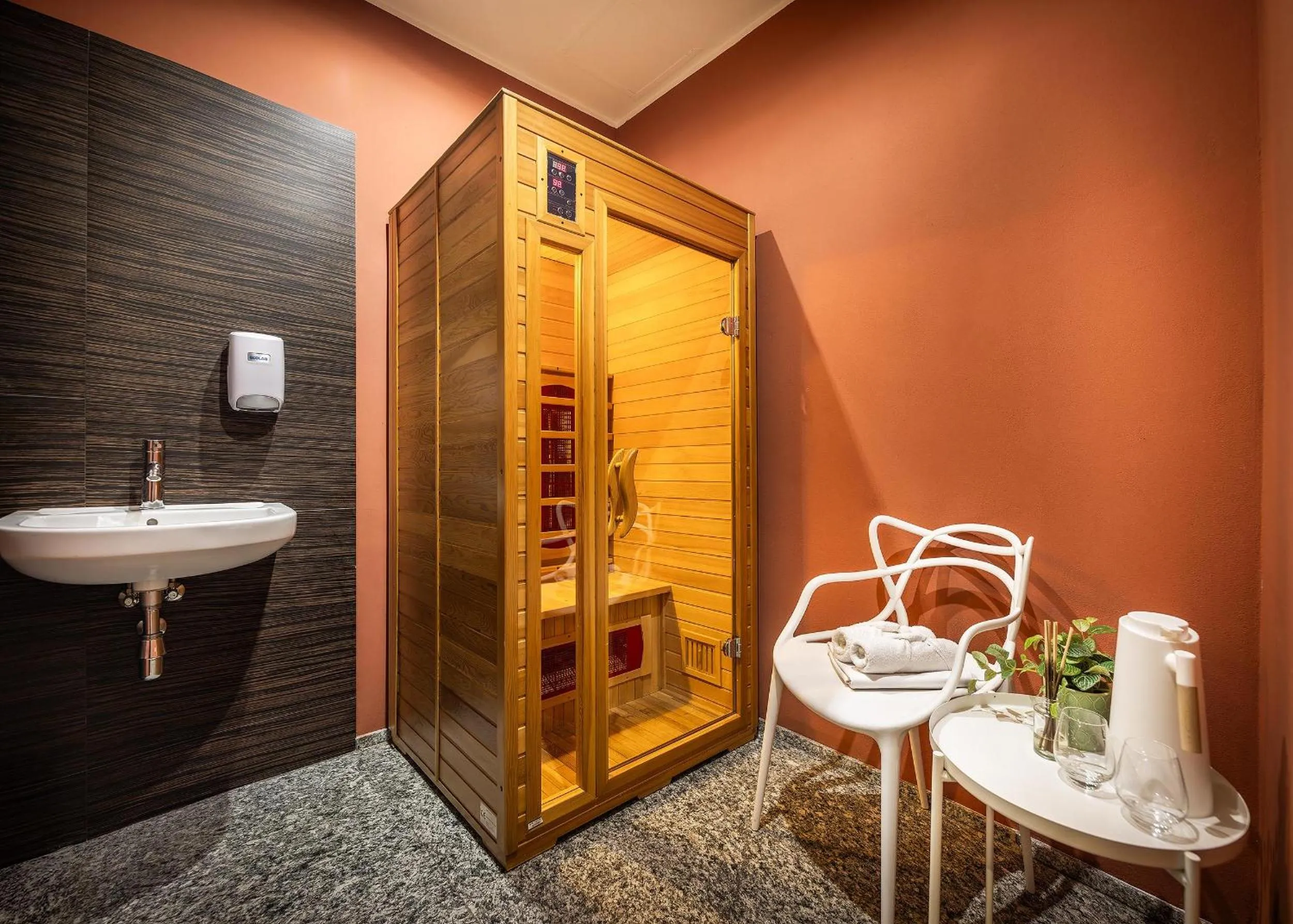 Sauna in Omnia Hotel Relax & Wellness