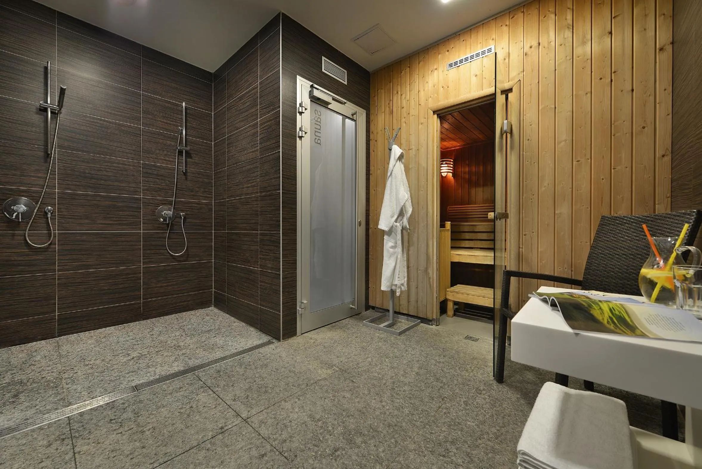 Sauna in Omnia Hotel Relax & Wellness