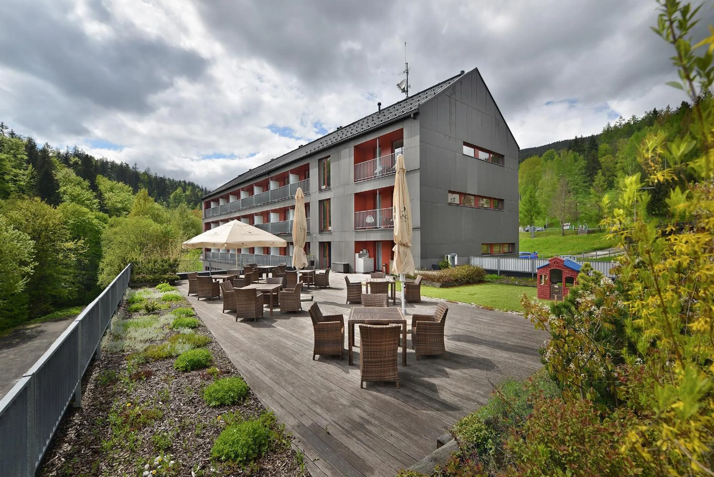 Property building in Omnia Hotel Relax & Wellness