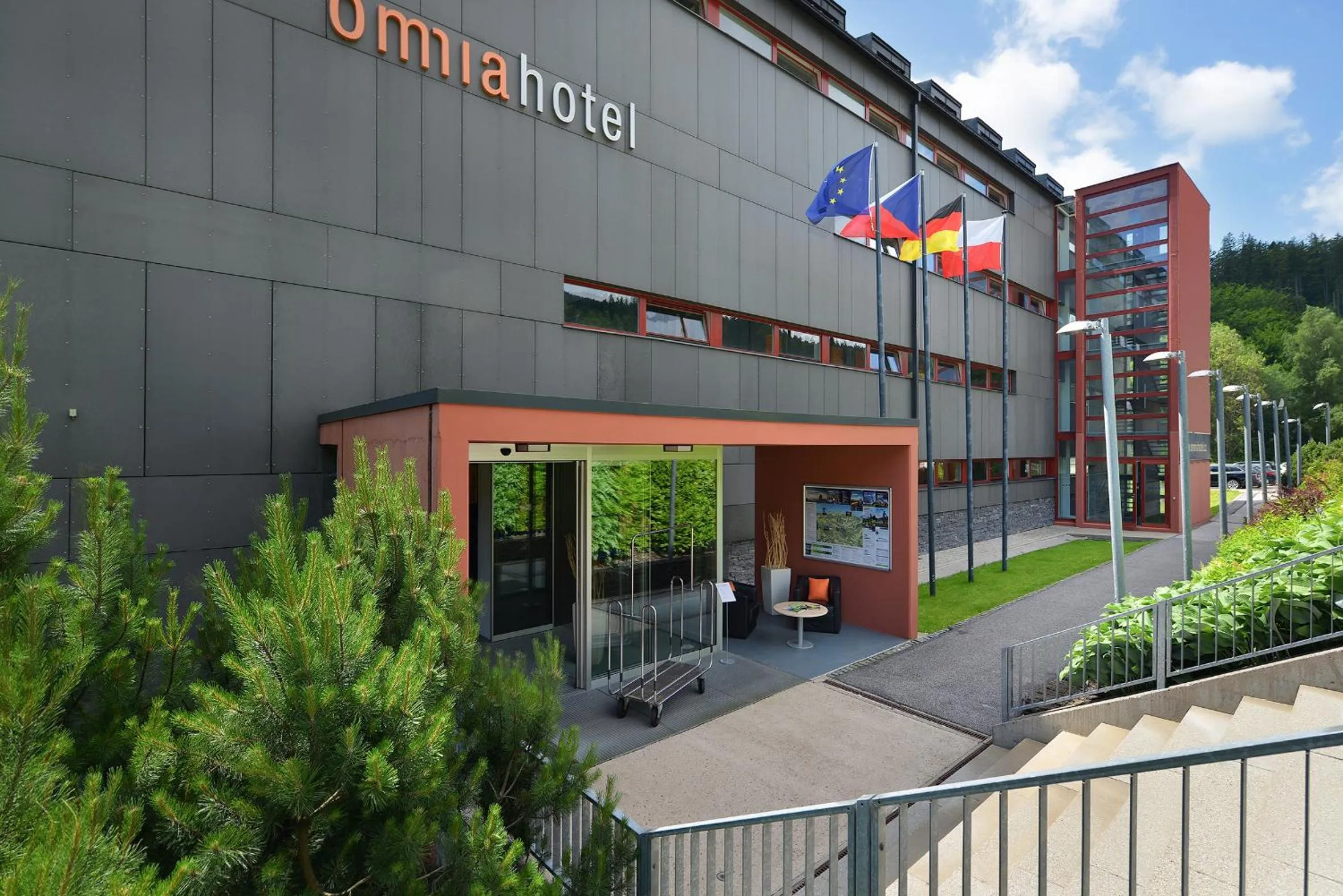Property building in Omnia Hotel Relax & Wellness