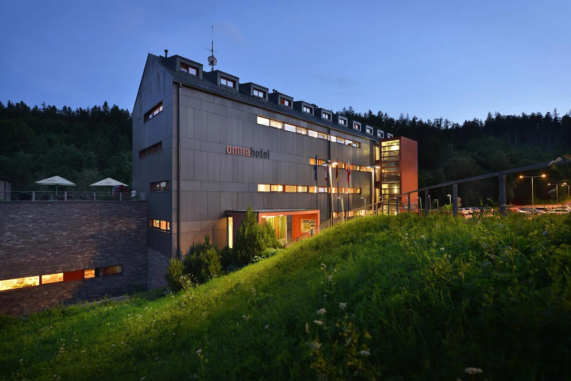 Property building in Omnia Hotel Relax & Wellness