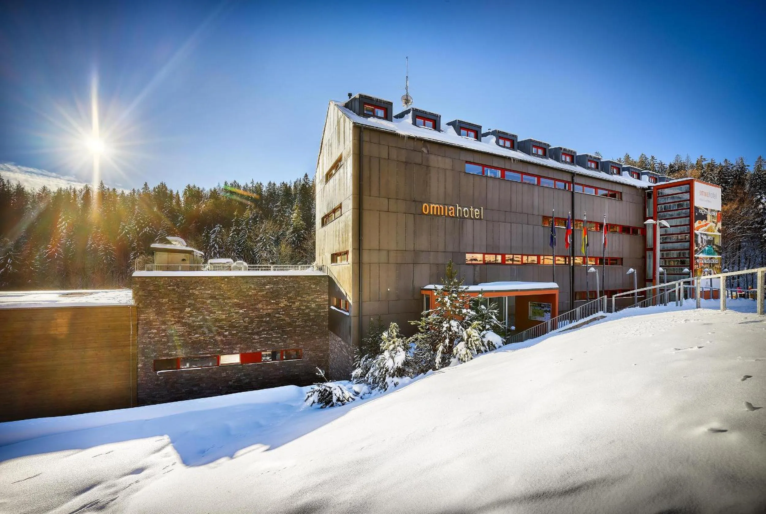 Property building in Omnia Hotel Relax & Wellness