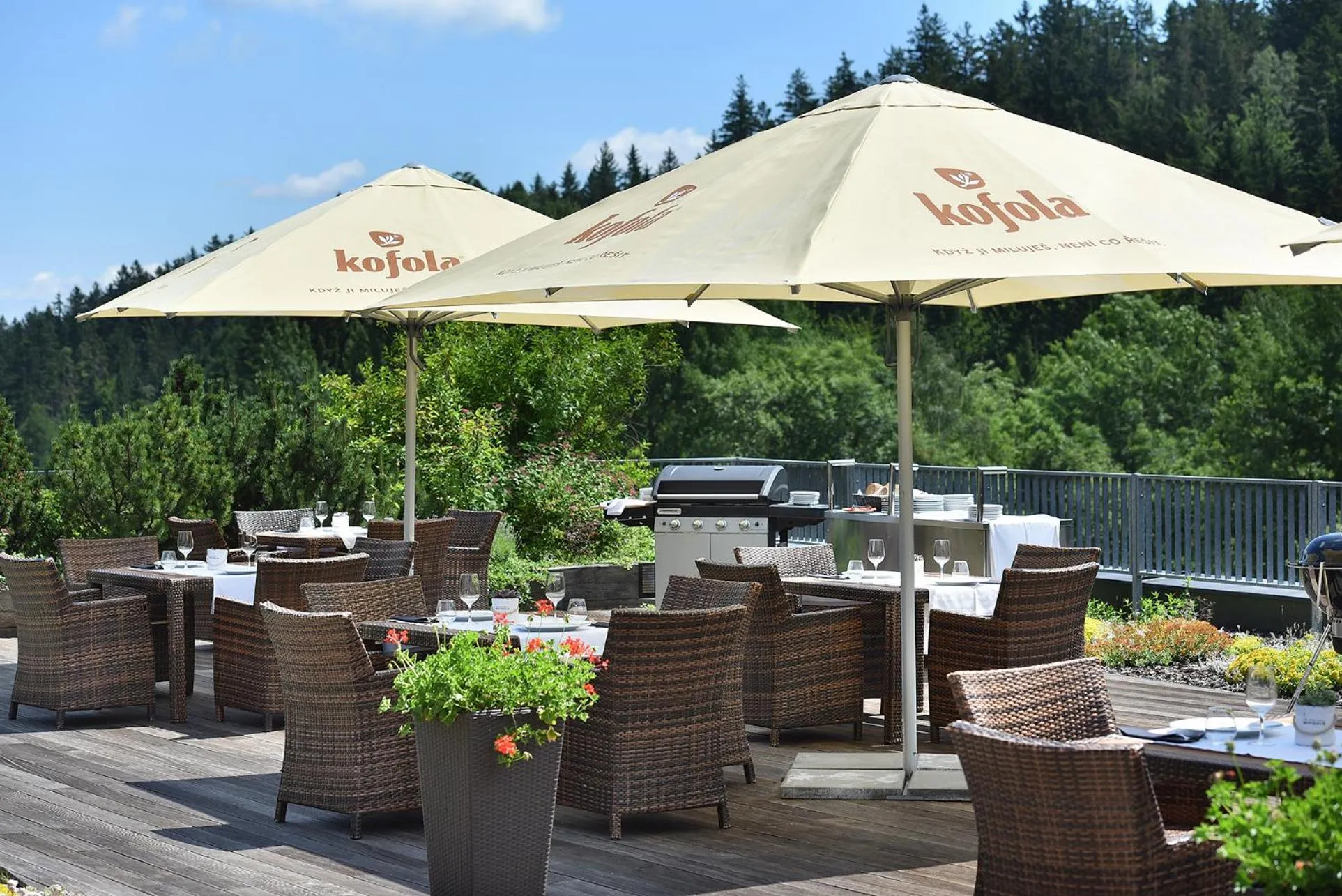 Balcony/Terrace in Omnia Hotel Relax & Wellness