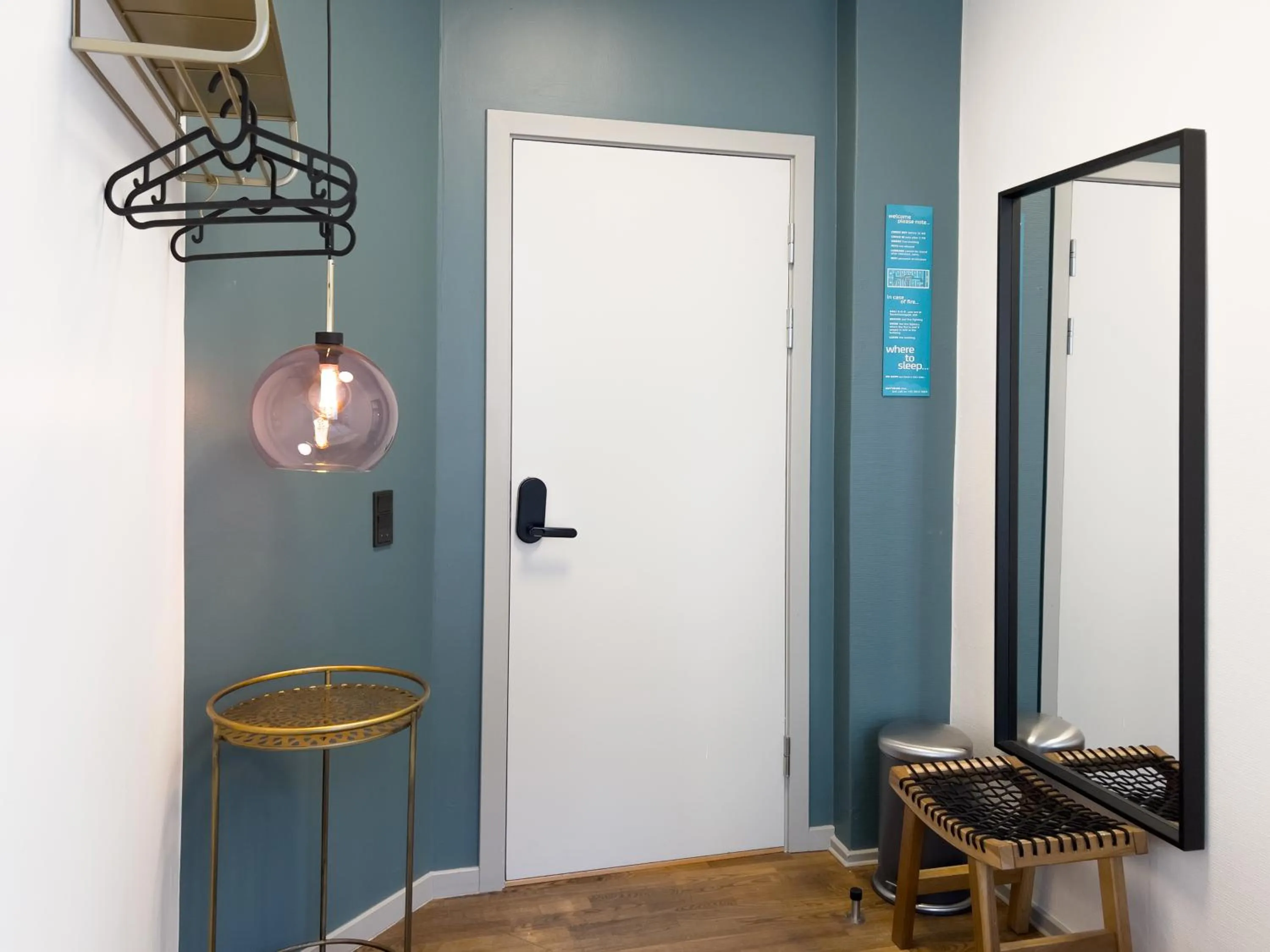 Decorative detail in where to sleep