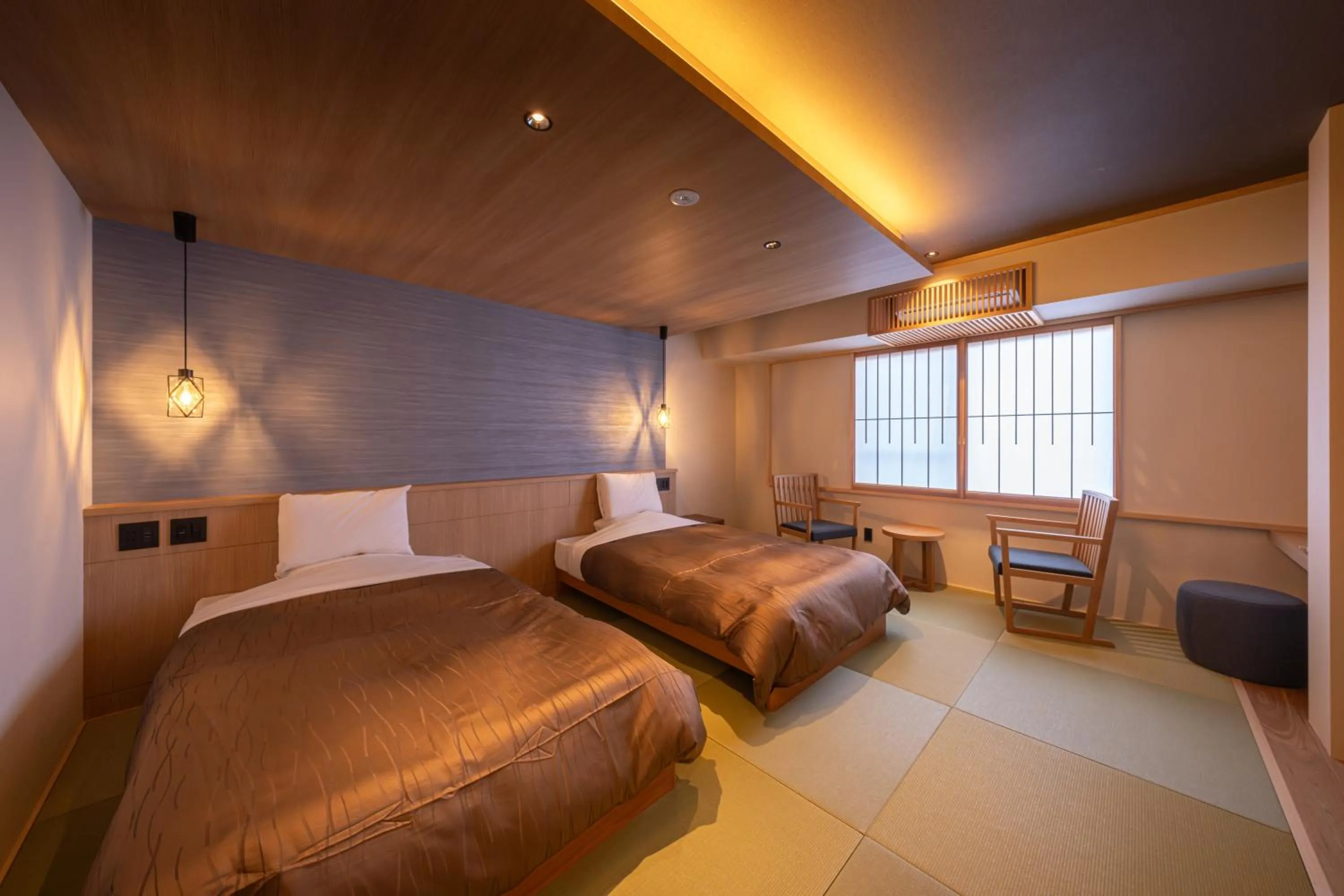 Photo of the whole room, Bed in Ryotei Matsubaya