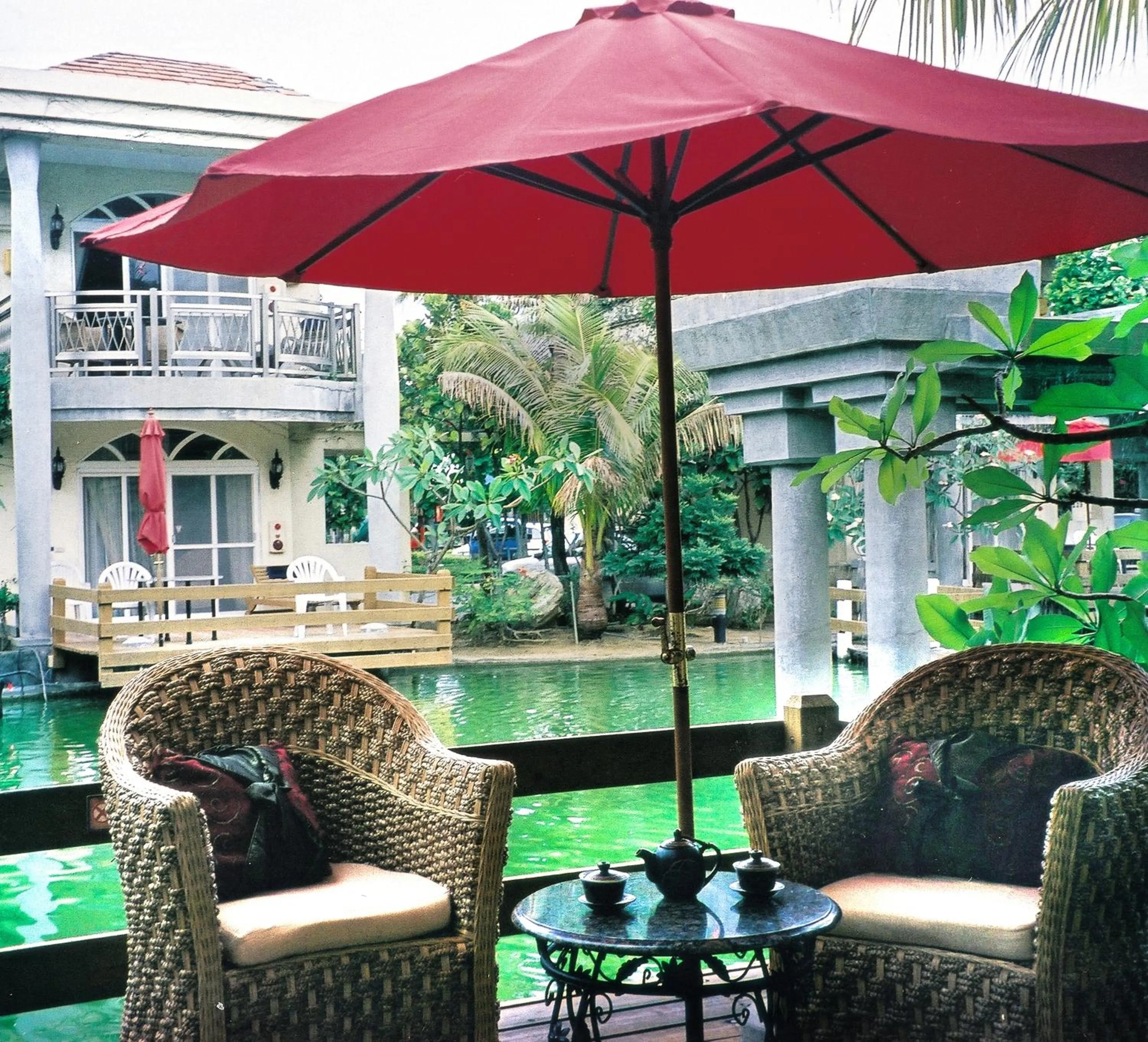 Balcony/Terrace in Swan Lake Villa Resort