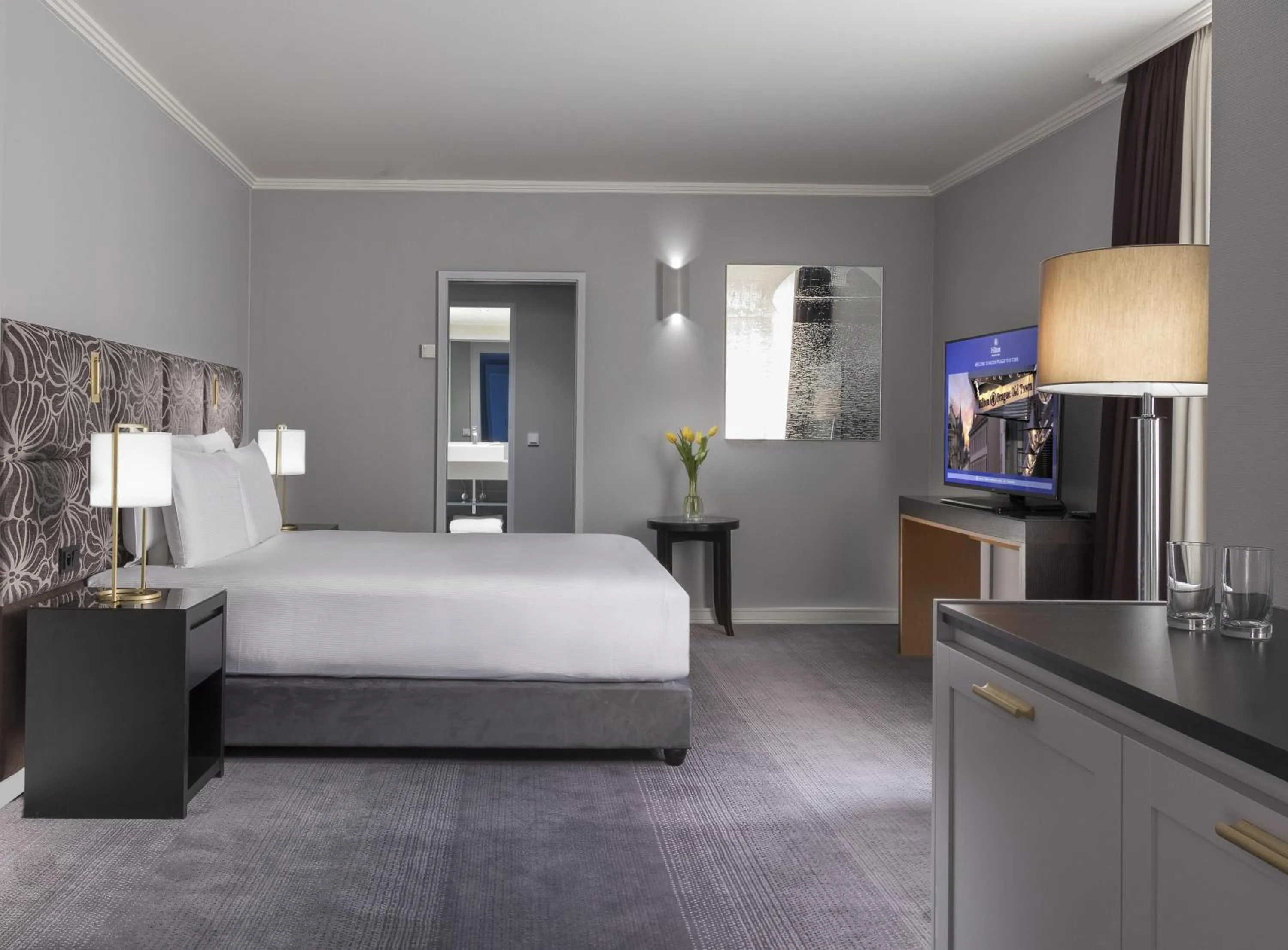 Bedroom, Bed in Hilton Prague Old Town