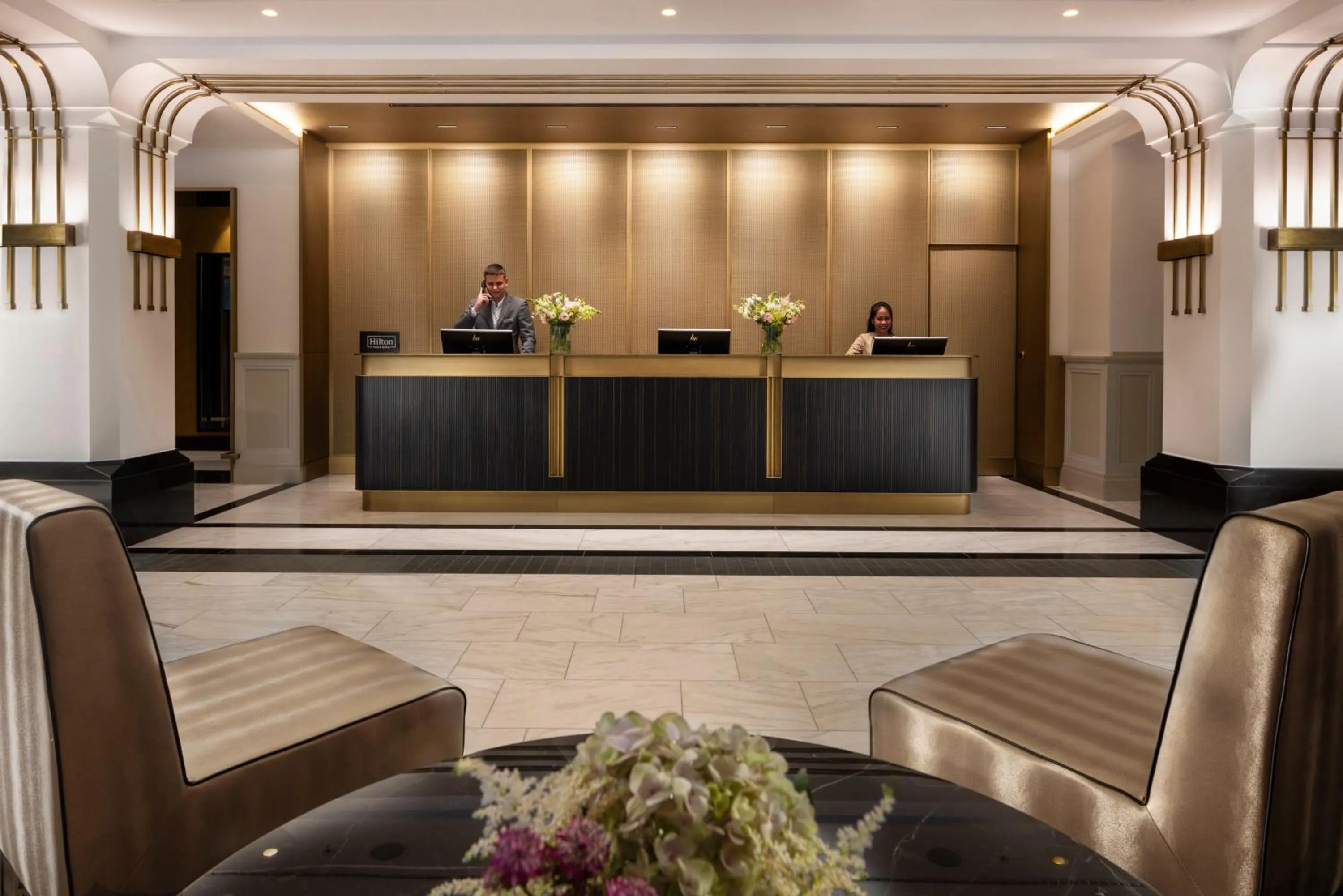 Lobby or reception in Hilton Prague Old Town