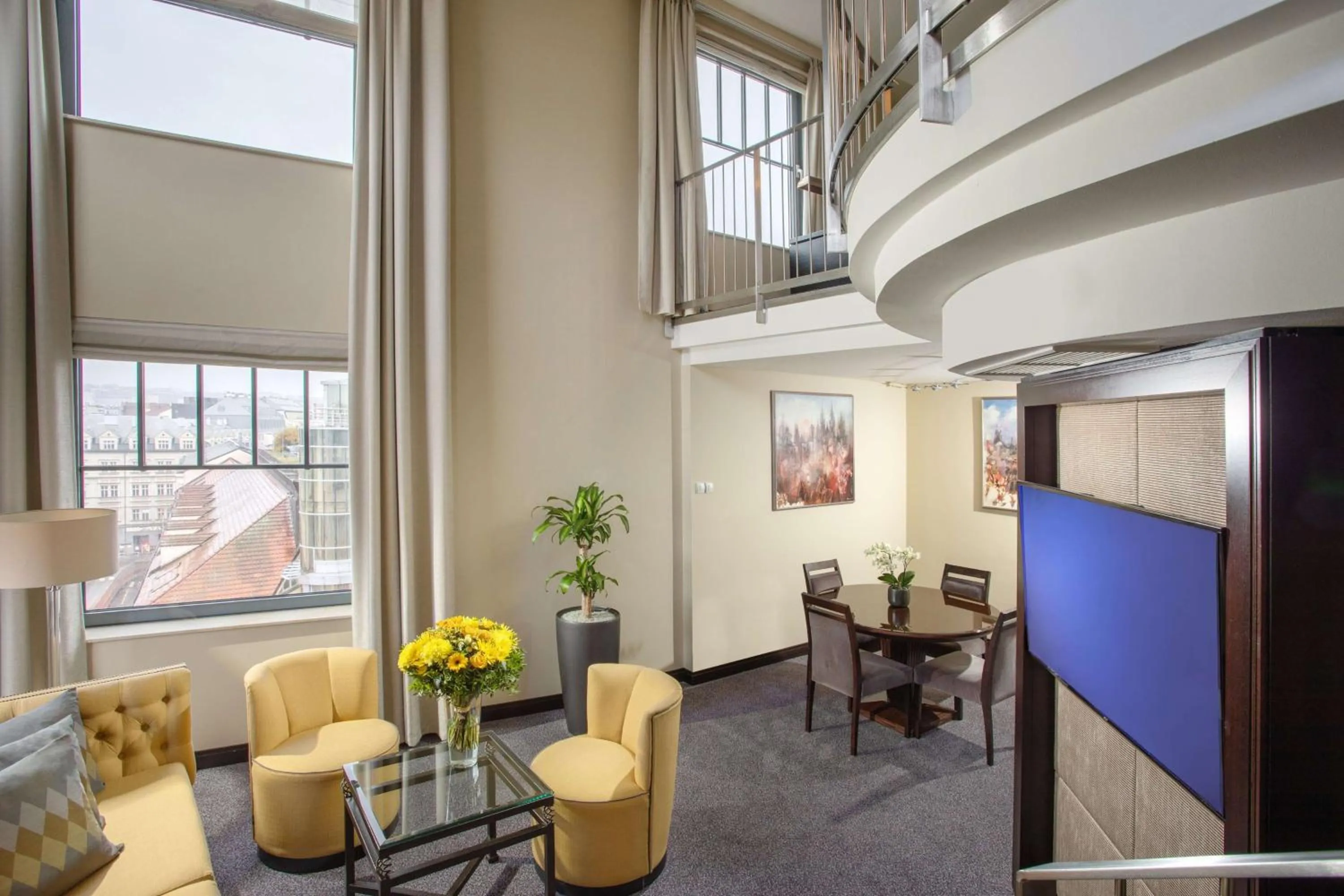 Living room in Hilton Prague Old Town