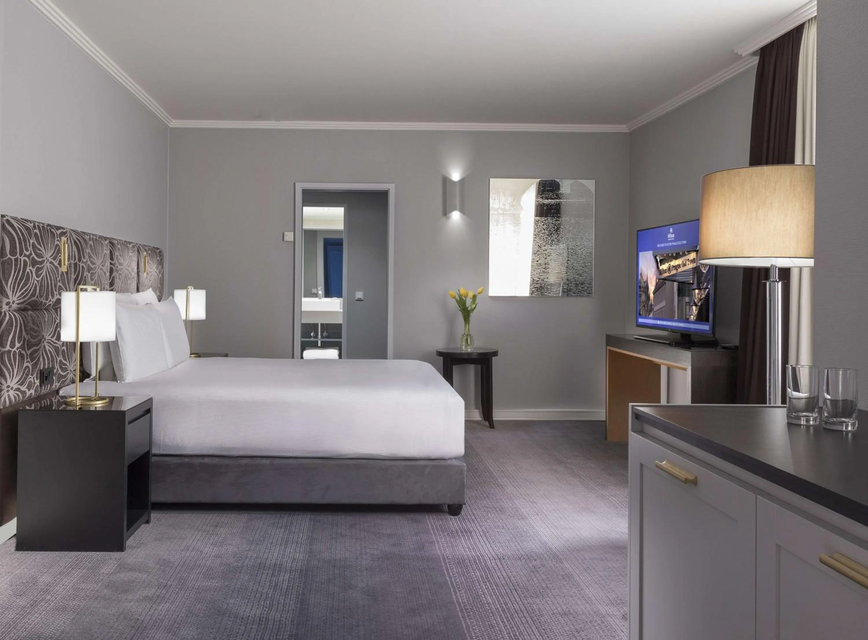 Bedroom, Bed in Hilton Prague Old Town