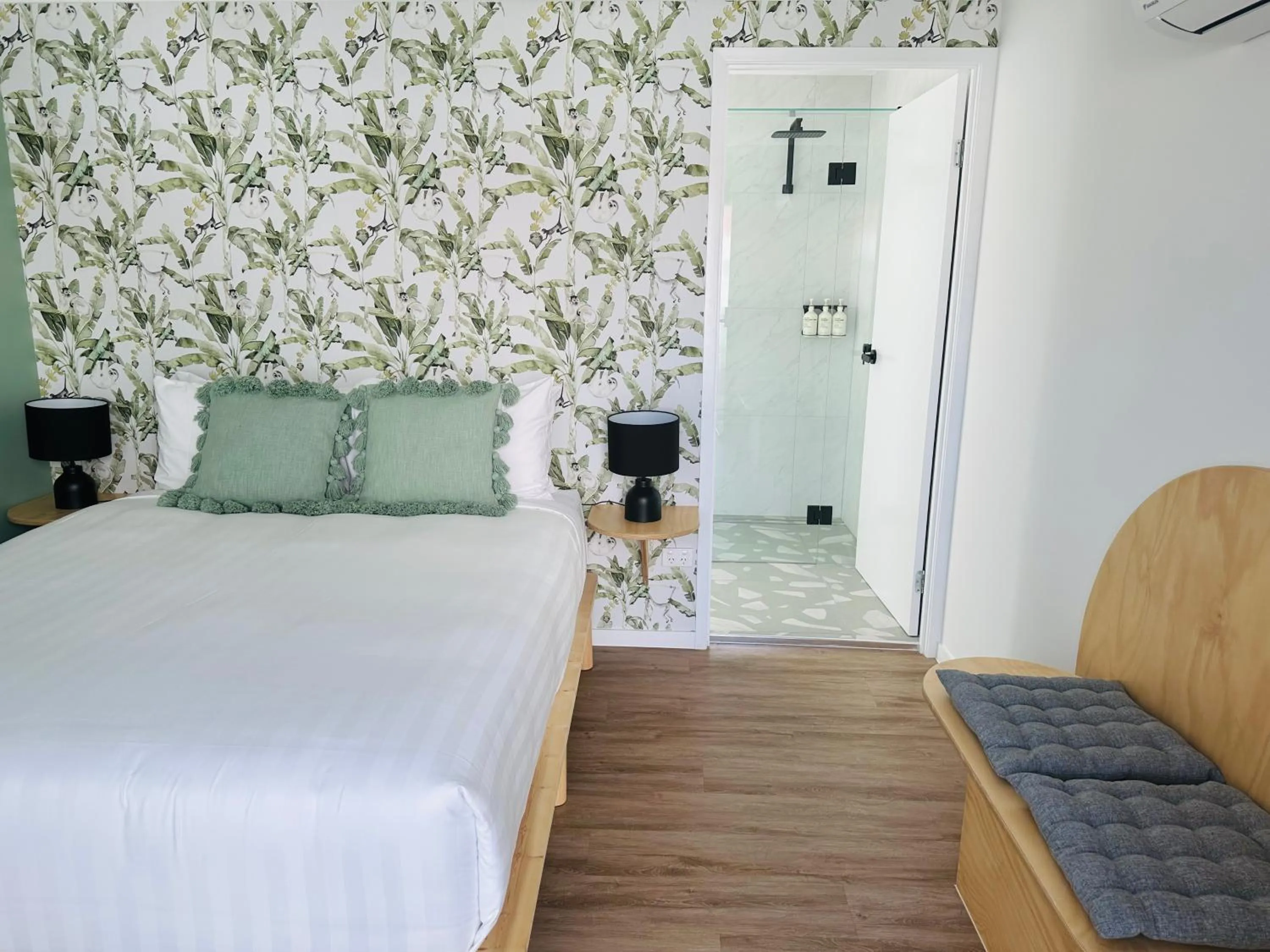 Bed in Tessa's on the Beach